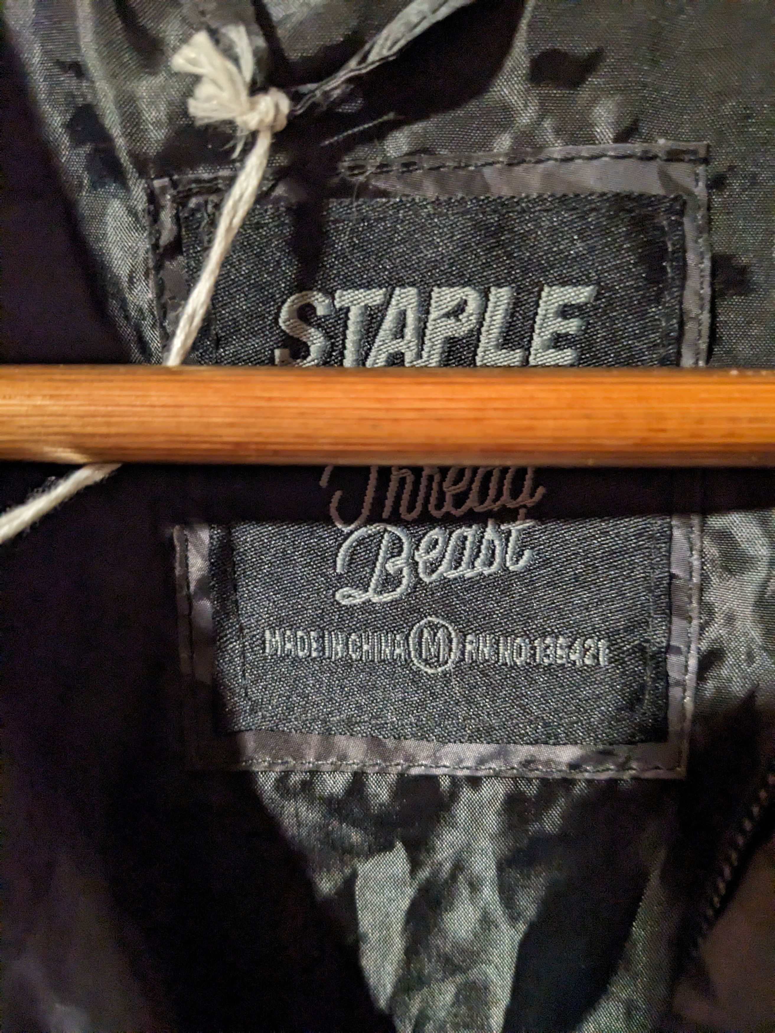 Designer × Staple Staples Pigeon NWT Medium Black Camo Windbreaker Jacket Size US M / EU 48-50 / 2 - 5 Thumbnail