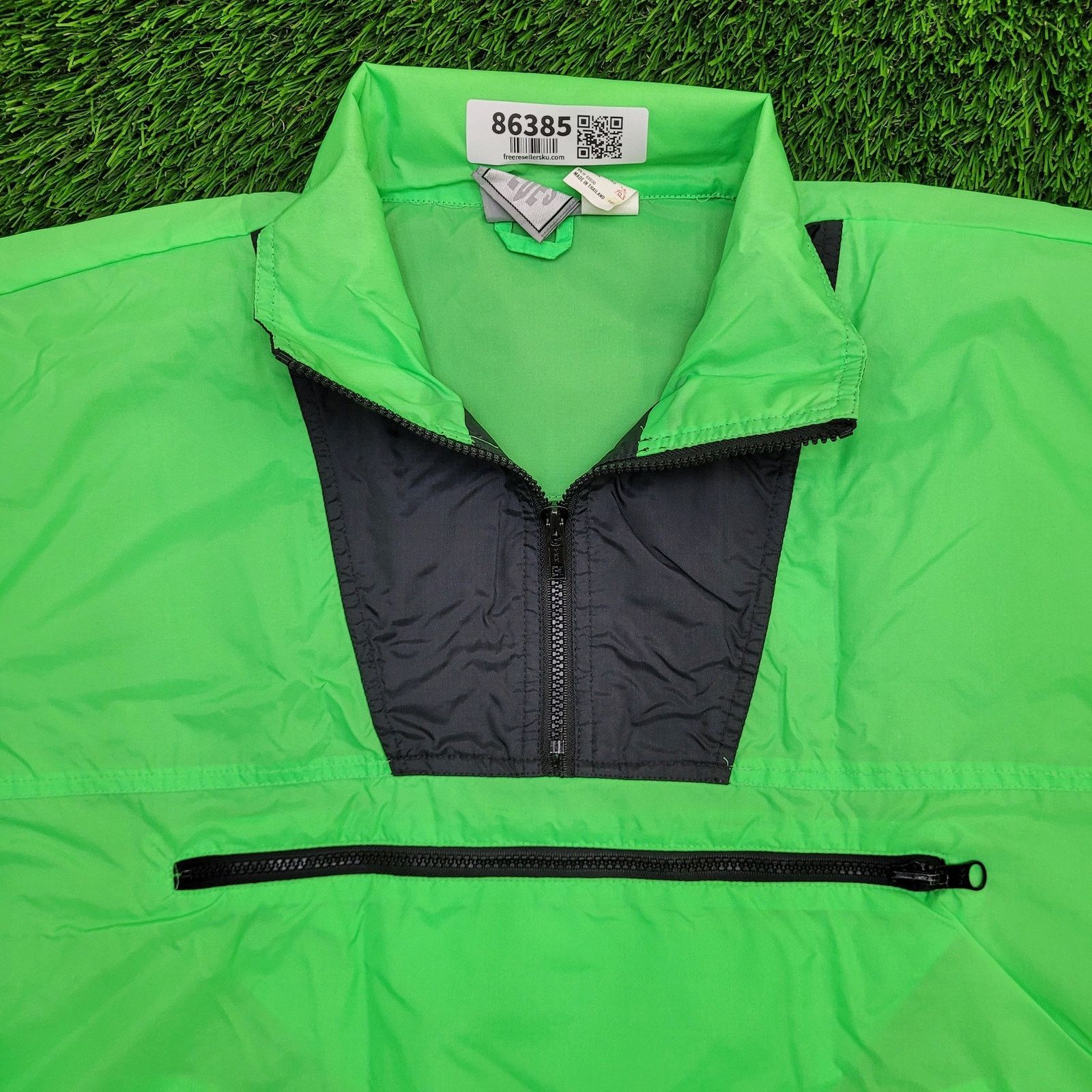 Vintage VTG 90s Seattle-Blues Anorak Windbreaker M Neon Green Baggy Size US M / EU 48-50 / 2 - 2 Thumbnail