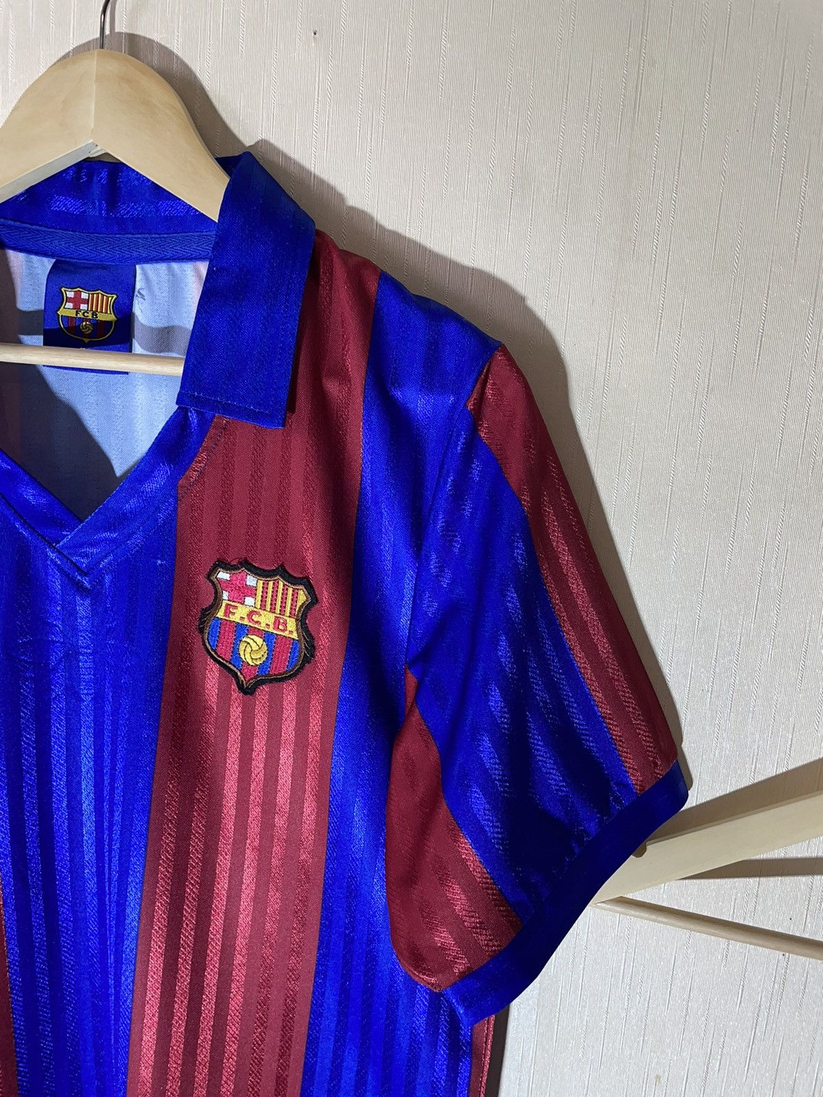 Vintage Barcelona score draw retro jersey vintage Size US M / EU 48-50 / 2 - 2 Thumbnail