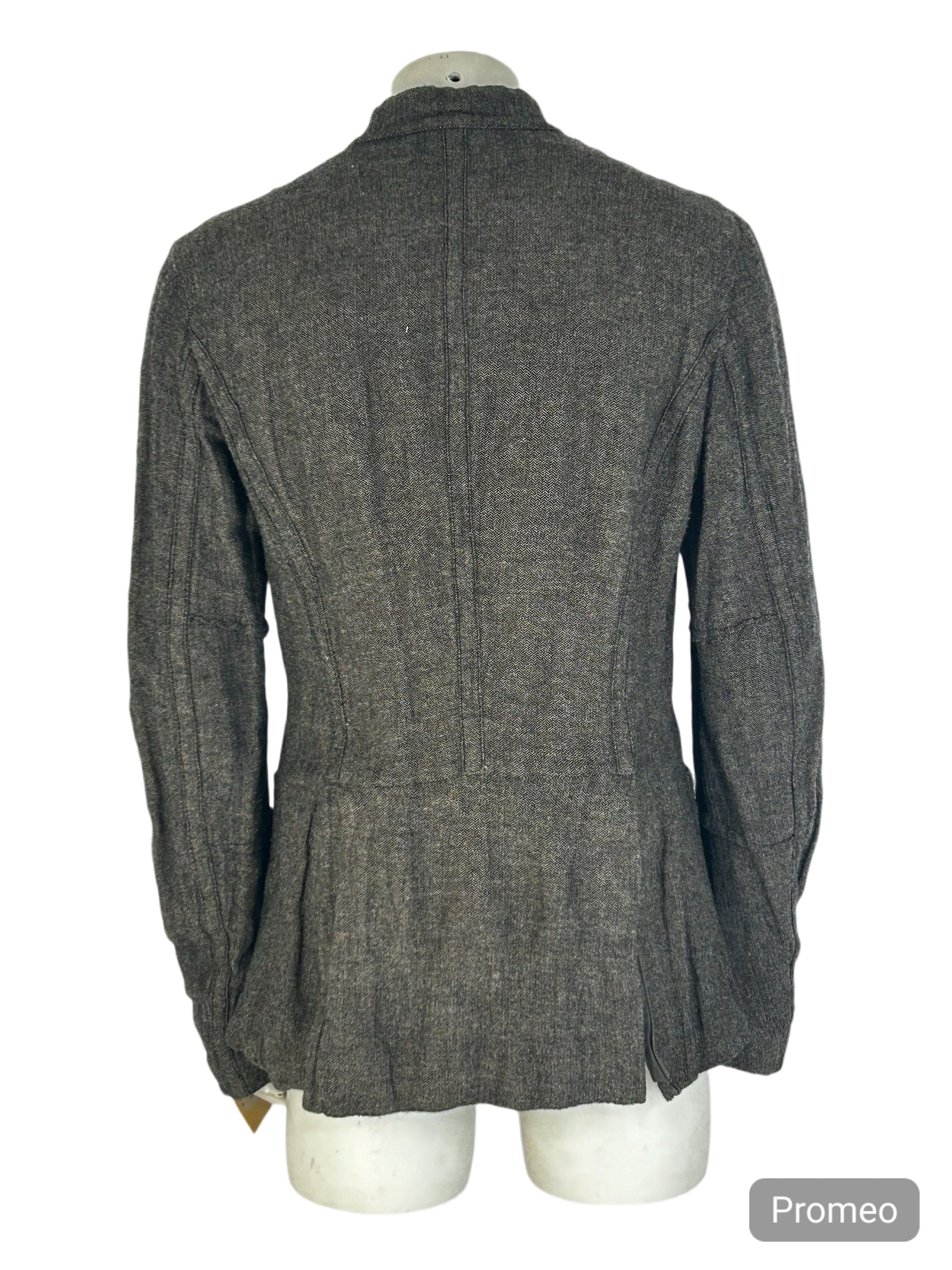 John Galliano John Galliano Herring Bone Tunic Jacket - SIZE 54 Size US XXL / EU 58 / 5 - 3 Thumbnail