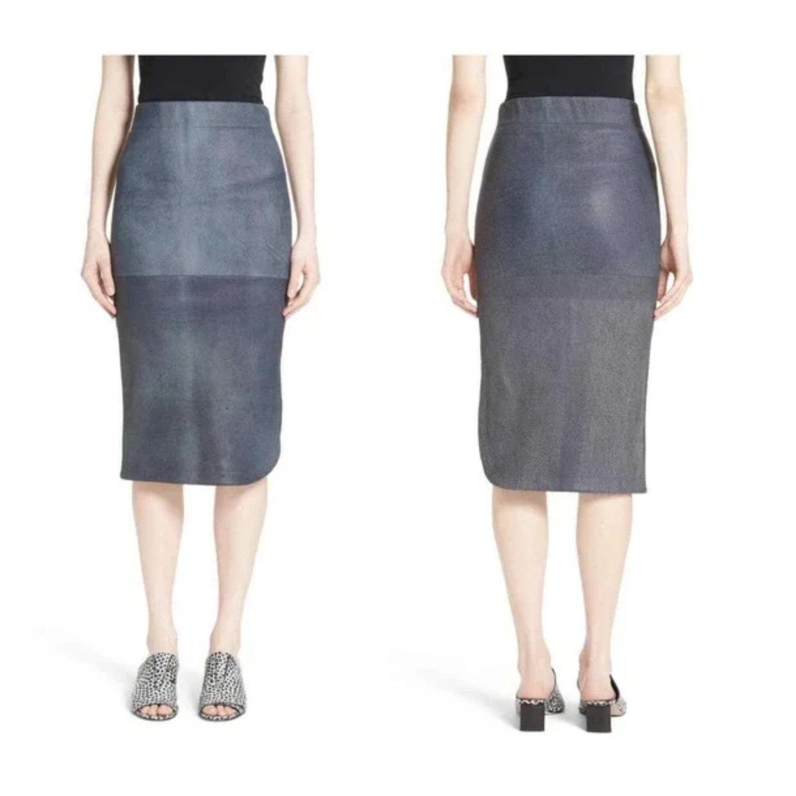 Zero + Maria Cornejo ZERO + MARIA CORNEJO Rai Leather Curved Skirt Size 6 Size 28" / US 6 / IT 42 - 11 Thumbnail