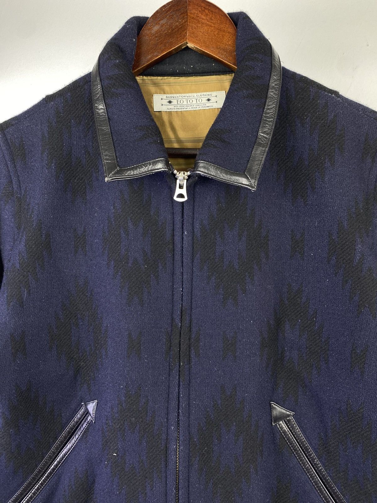 Sasquatchfabrix Sasquatchfabrix Wool Blouson Navajo Print Jacket Japan Size US M / EU 48-50 / 2 - 11 Thumbnail