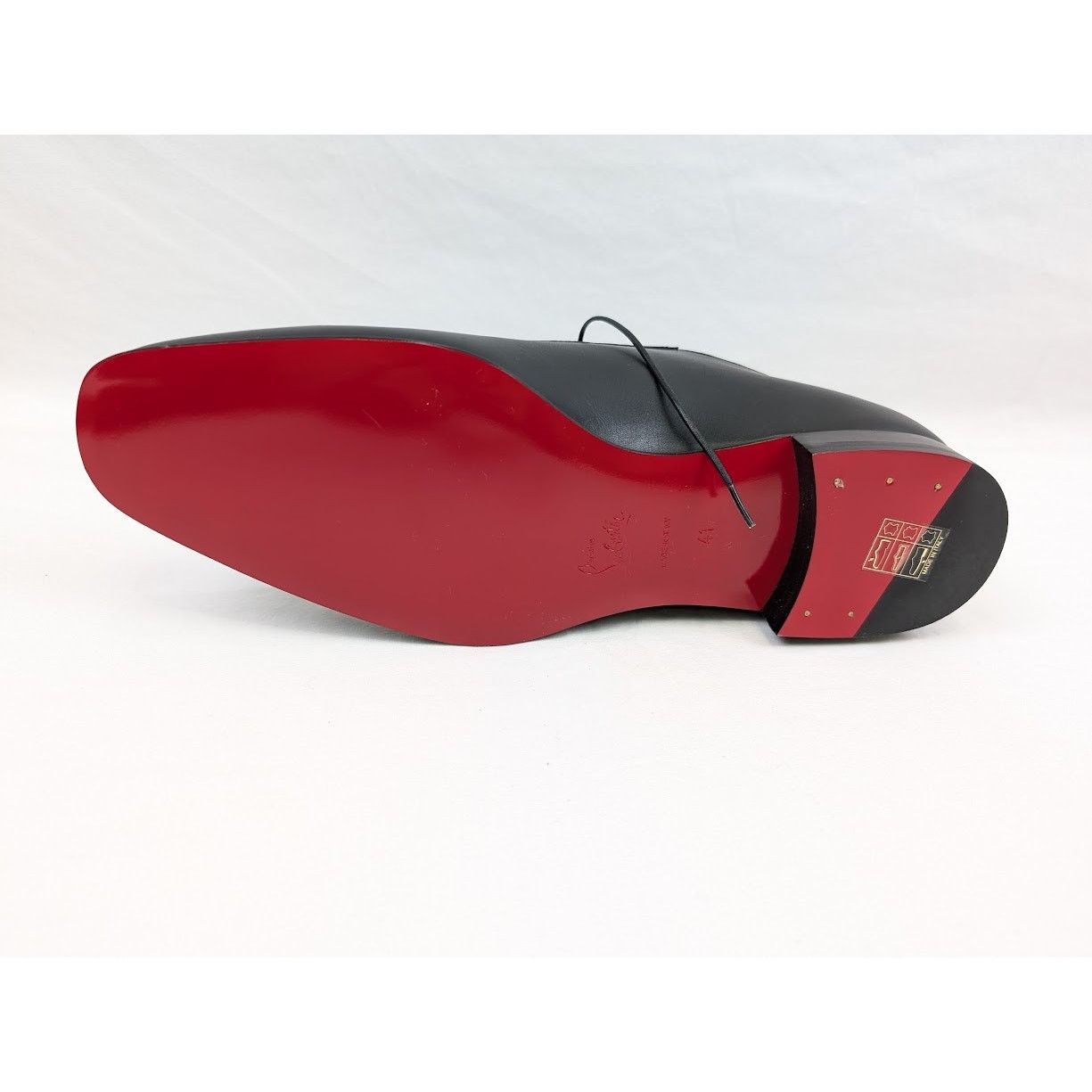 Christian Louboutin o1rshd1 Calf Flat Shoes in Black Size US 8 / EU 41 - 12 Thumbnail