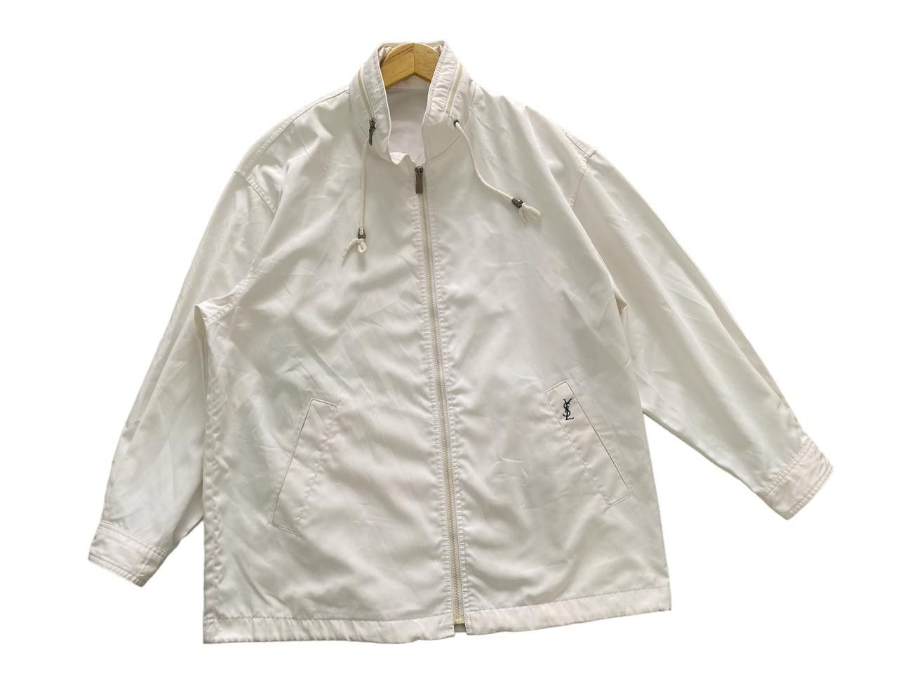 Vintage × Yves Saint Laurent Vintage Yves Saint Laurent Parka Big Spellout Jacket Size US L / EU 52-54 / 3 - 1 Thumbnail