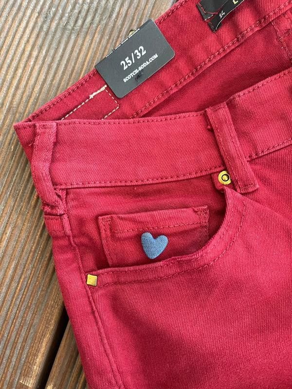 Maison Scotch × Scotch & Soda Scotch&Soda Ralston Teen Jeans Red Skinny Size 25" / US 0 / IT 36 - 5 Thumbnail