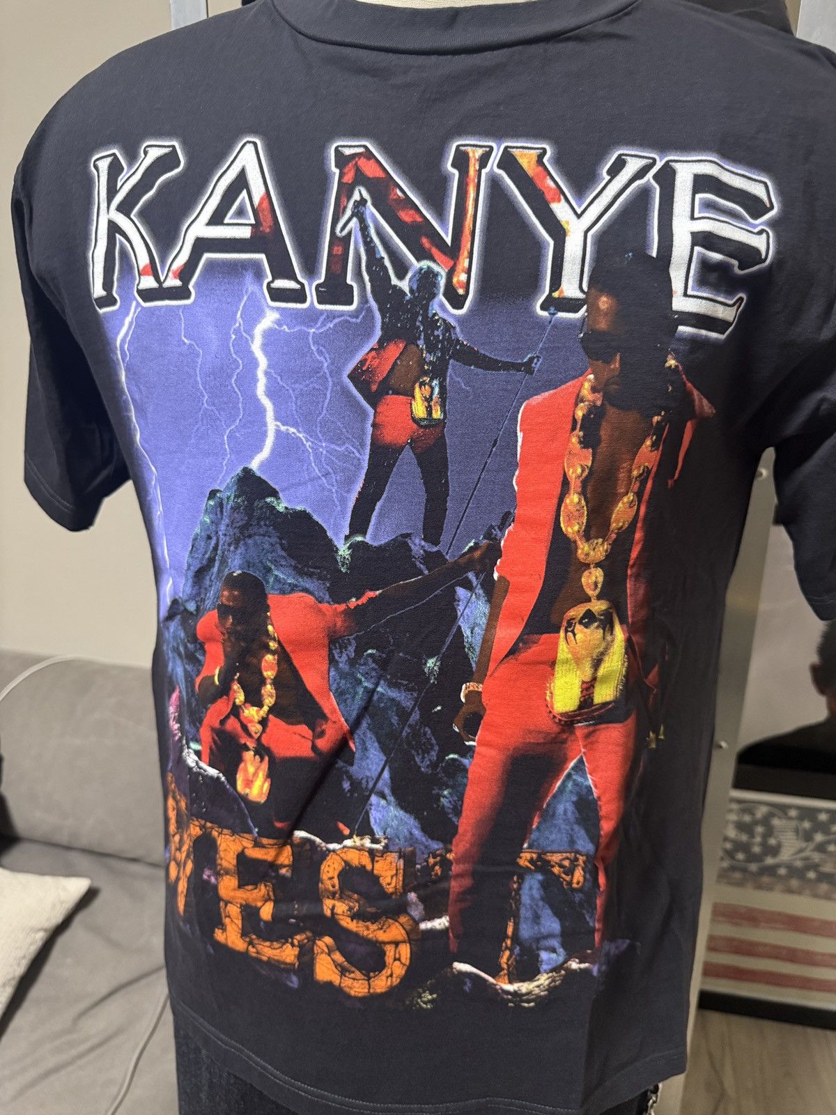 Marino Morwood 2019 Marino Morwood Kanye West MBDTF Rap Tee Shirt Size US L / EU 52-54 / 3 - 8 Thumbnail