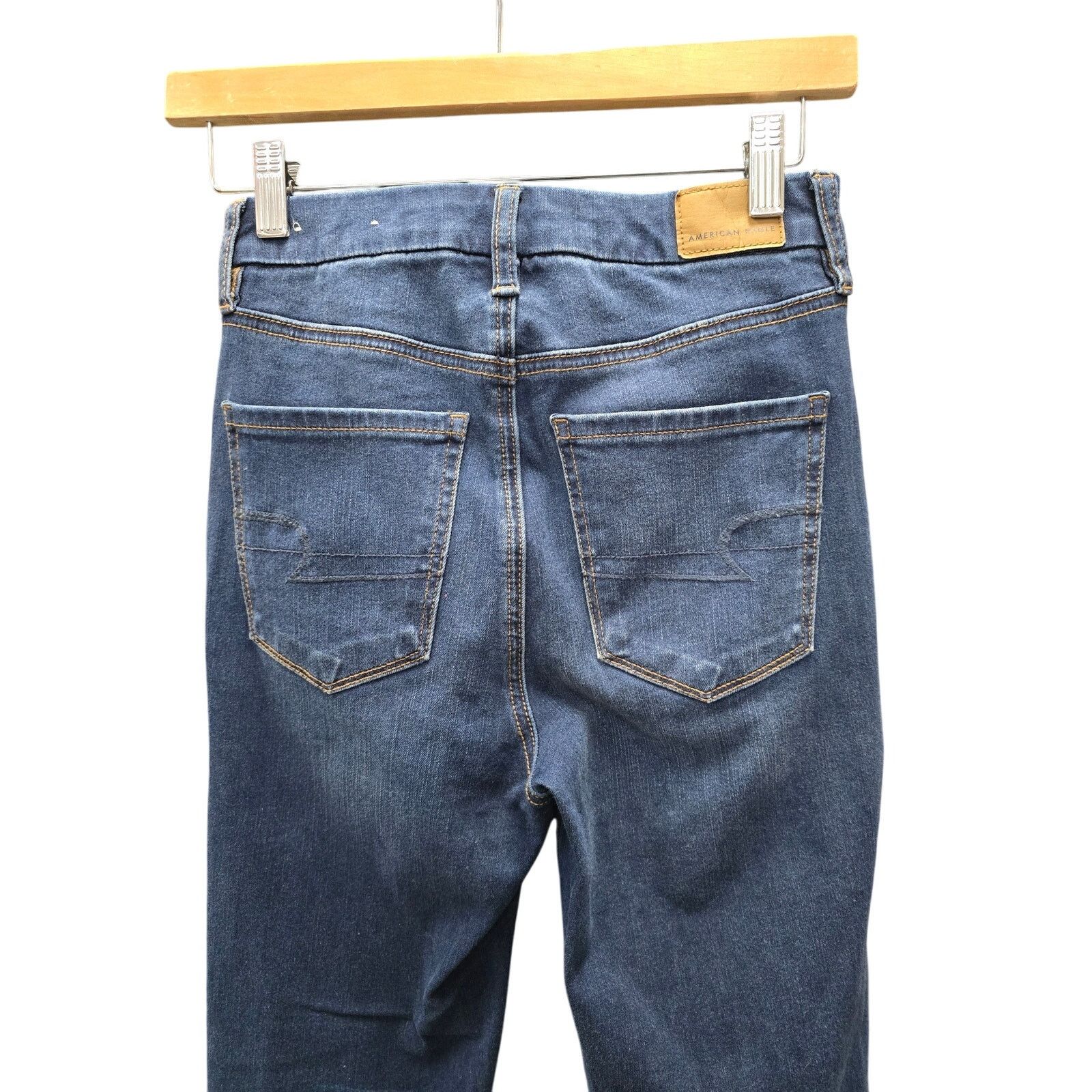 American Eagle Outfitters American Eagle, Curvy Super Hi-Rise Jegging, Size 2 X-Long Size 26" / US 2 / IT 38 - 6 Thumbnail