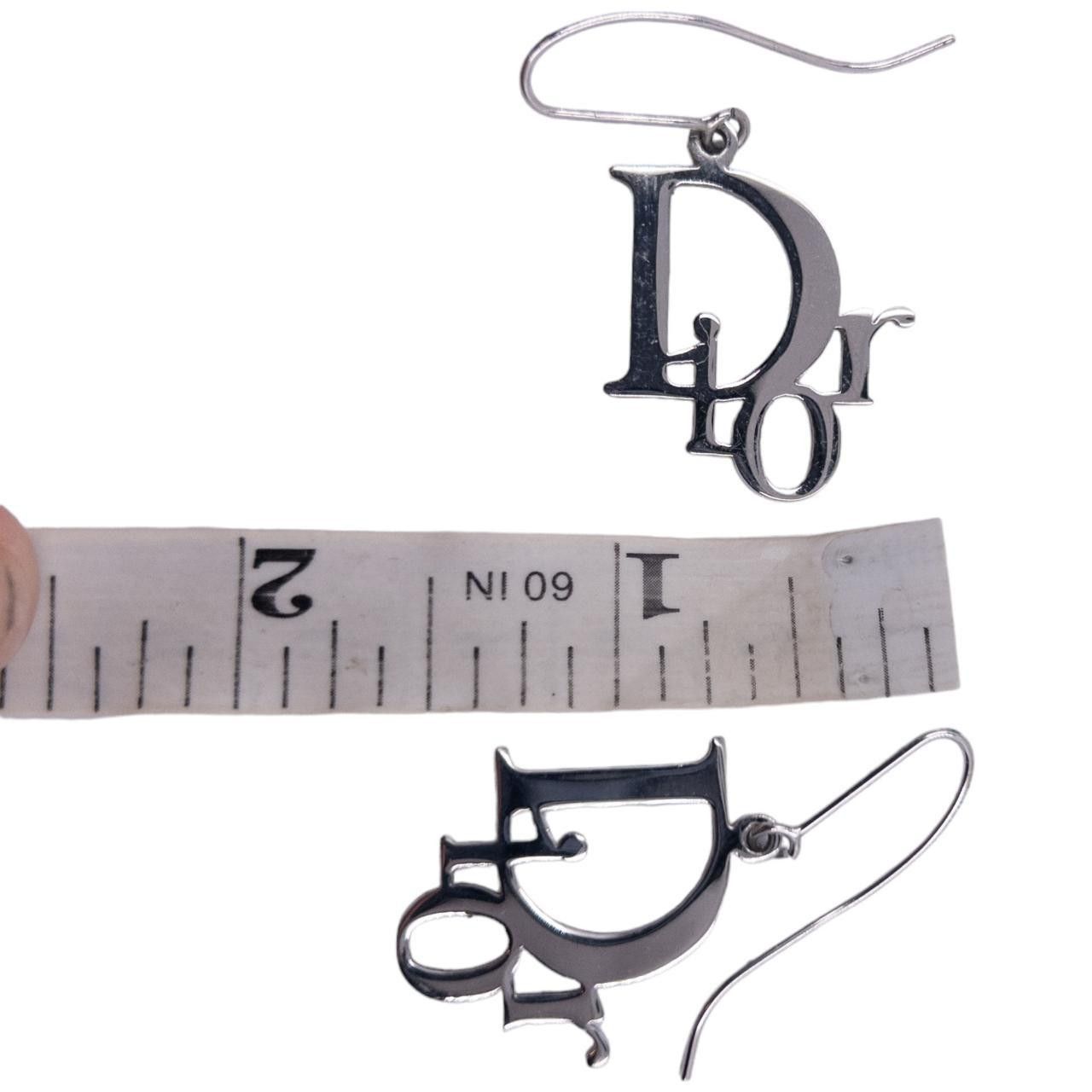 Dior Vintage Dior Logo Earrings Size ONE SIZE - 7 Thumbnail