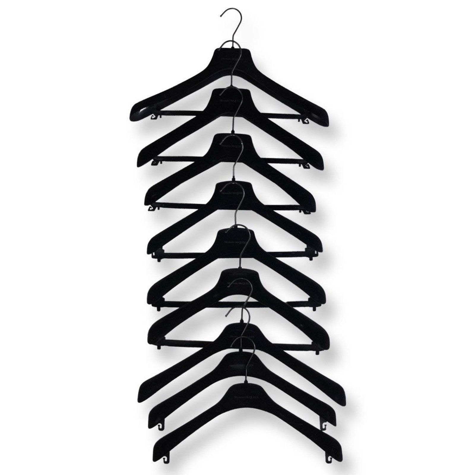 Alexander McQueen Alexander McQueen Logo Velour Hangers Size ONE SIZE - 1 Thumbnail