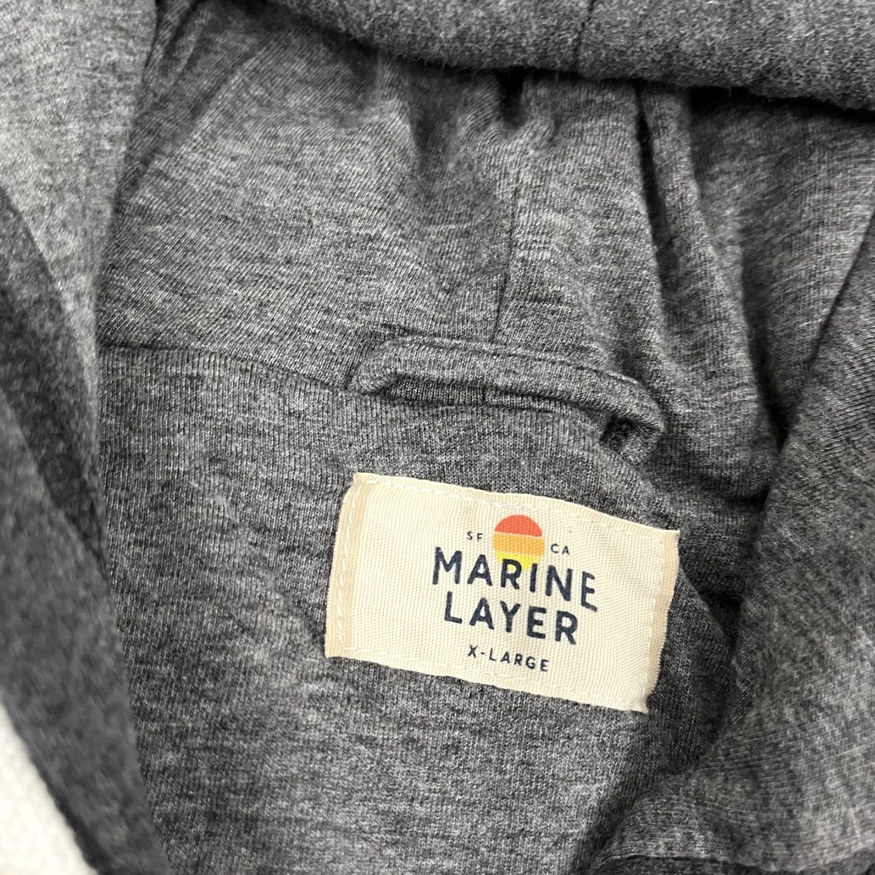 Marine Layer Marine Layer Jacket Mens XL Hoodie Sweatshirt Full Zip Lined Gray Casual Active Winter Spring Fall Outdoor Classic Handcrafted? No Sigh. Size US XL / EU 56 / 4 - 3 Thumbnail