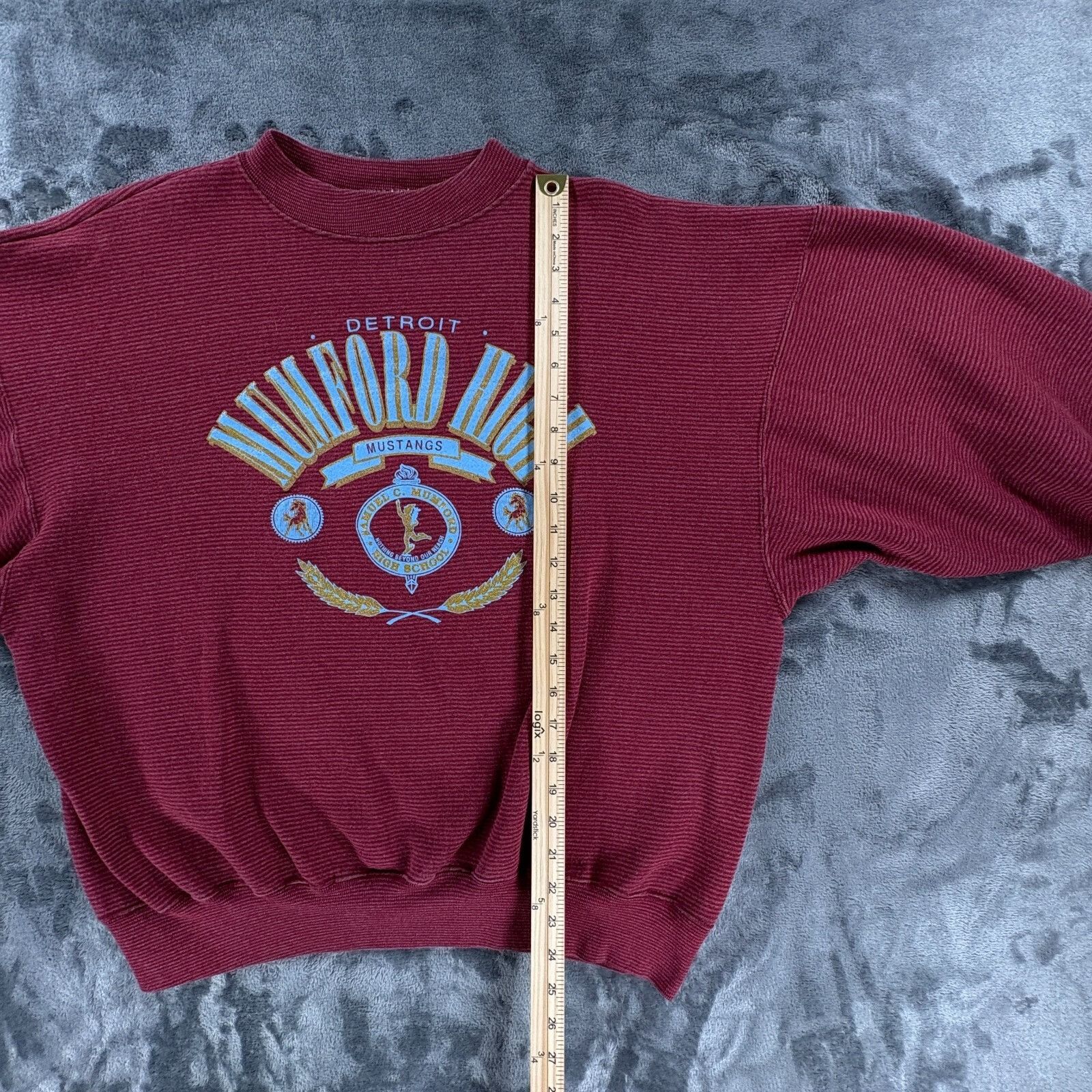 Other Genius Sweatshirt Men L/XL Detroit High School Mumford Musta Size US L / EU 52-54 / 3 - 8 Thumbnail