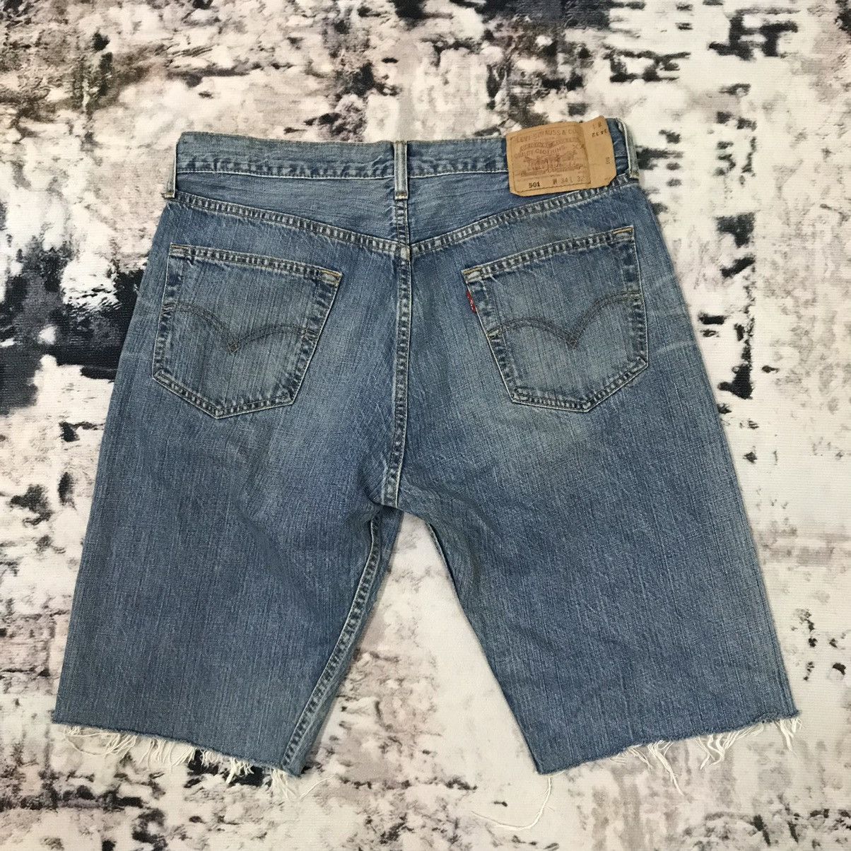 Levi's Vintage Clothing Vintage Levis 501 Button Up Distressed Denim Jeans Short Size US 32 / EU 48 - 2 Thumbnail