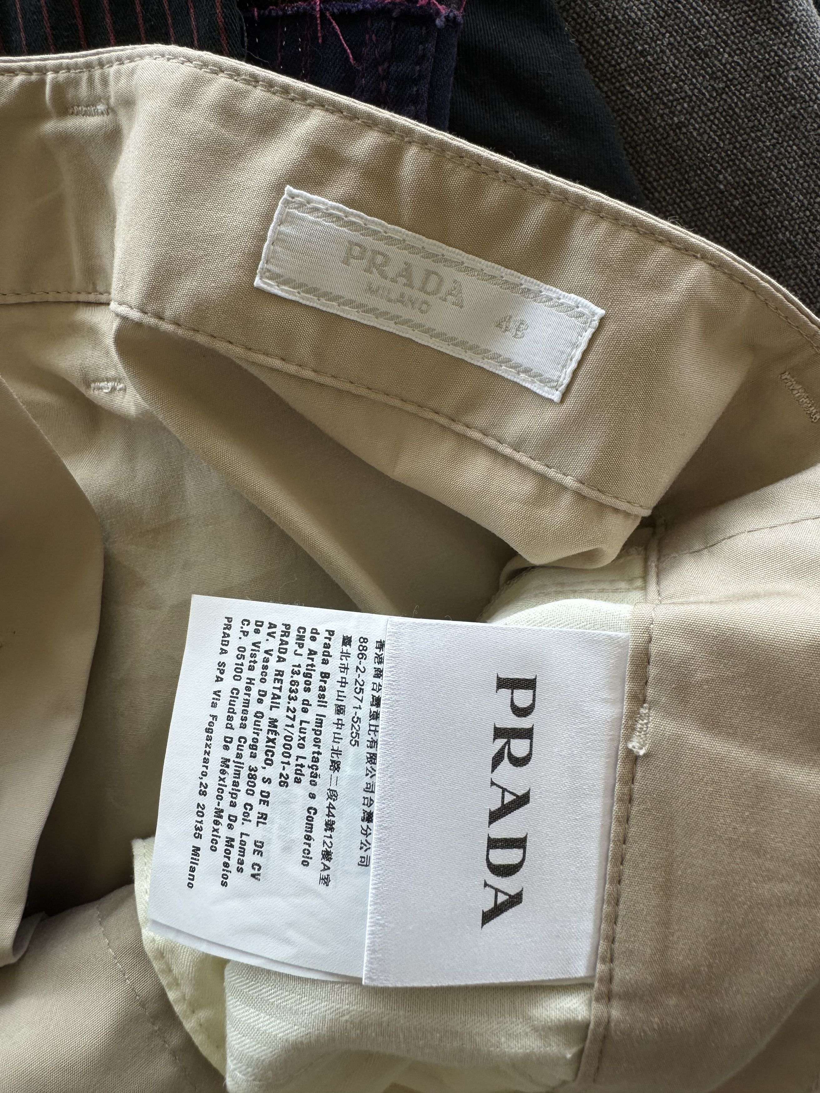 Prada Prada Trousers With Belt Size US 32 / EU 48 - 10 Thumbnail