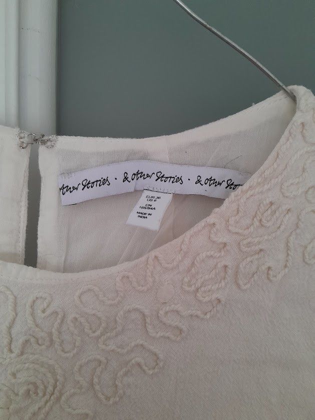 & Other Stories Mini White dress Size M / US 6-8 / IT 42-44 - 2 Thumbnail