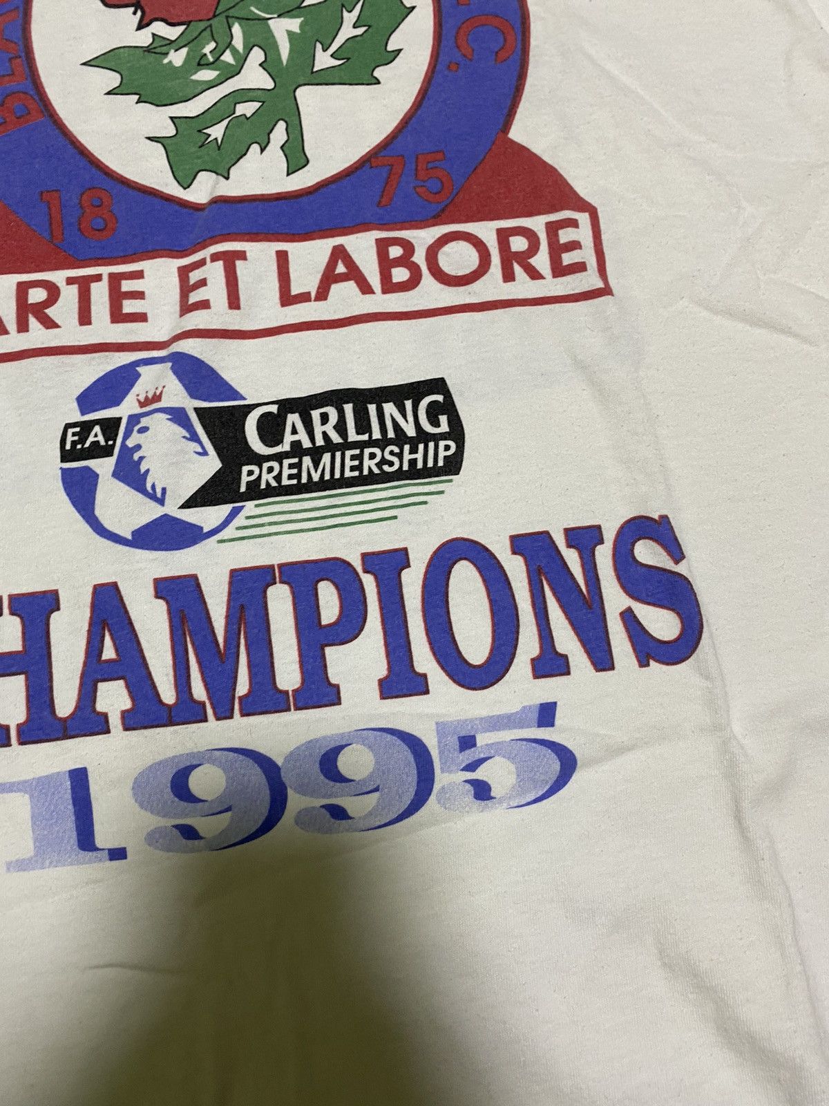 Vintage Vintage ‘95 Blackburn Rovers Carling Premiership Champs Tee Size US XL / EU 56 / 4 - 4 Thumbnail