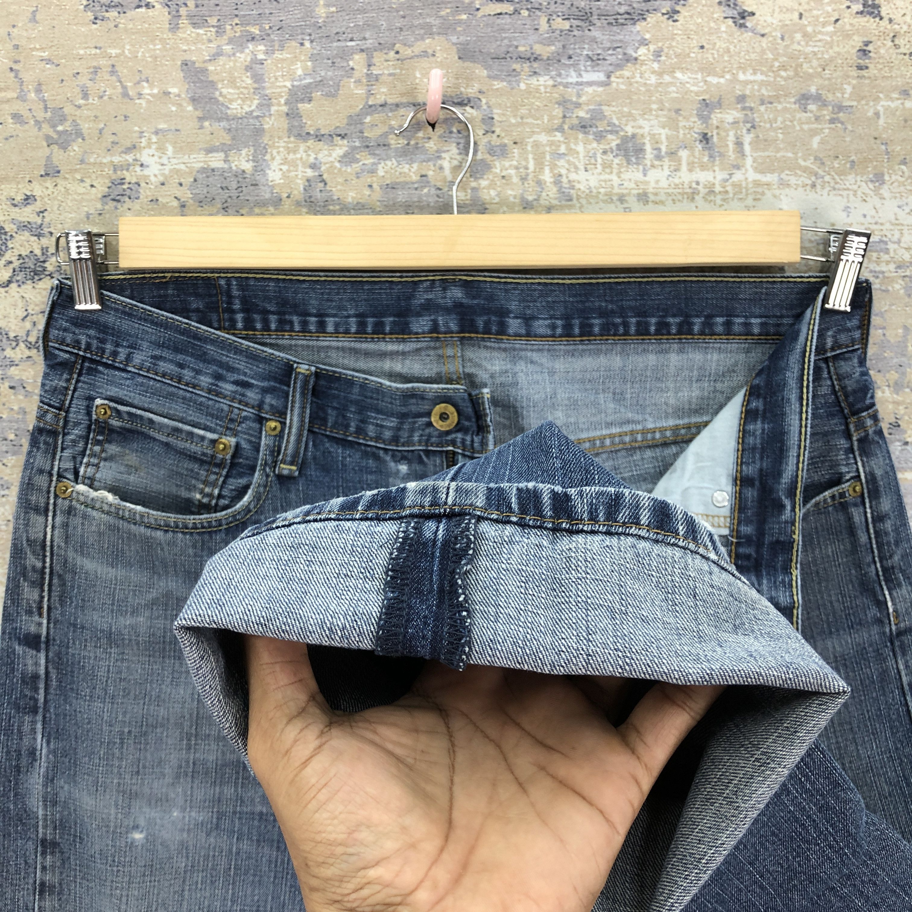 Levi's Vintage Levis 569 Baggy Jeans Levi's Faded Stonewash Denim Size US 38 / EU 54 - 8 Thumbnail