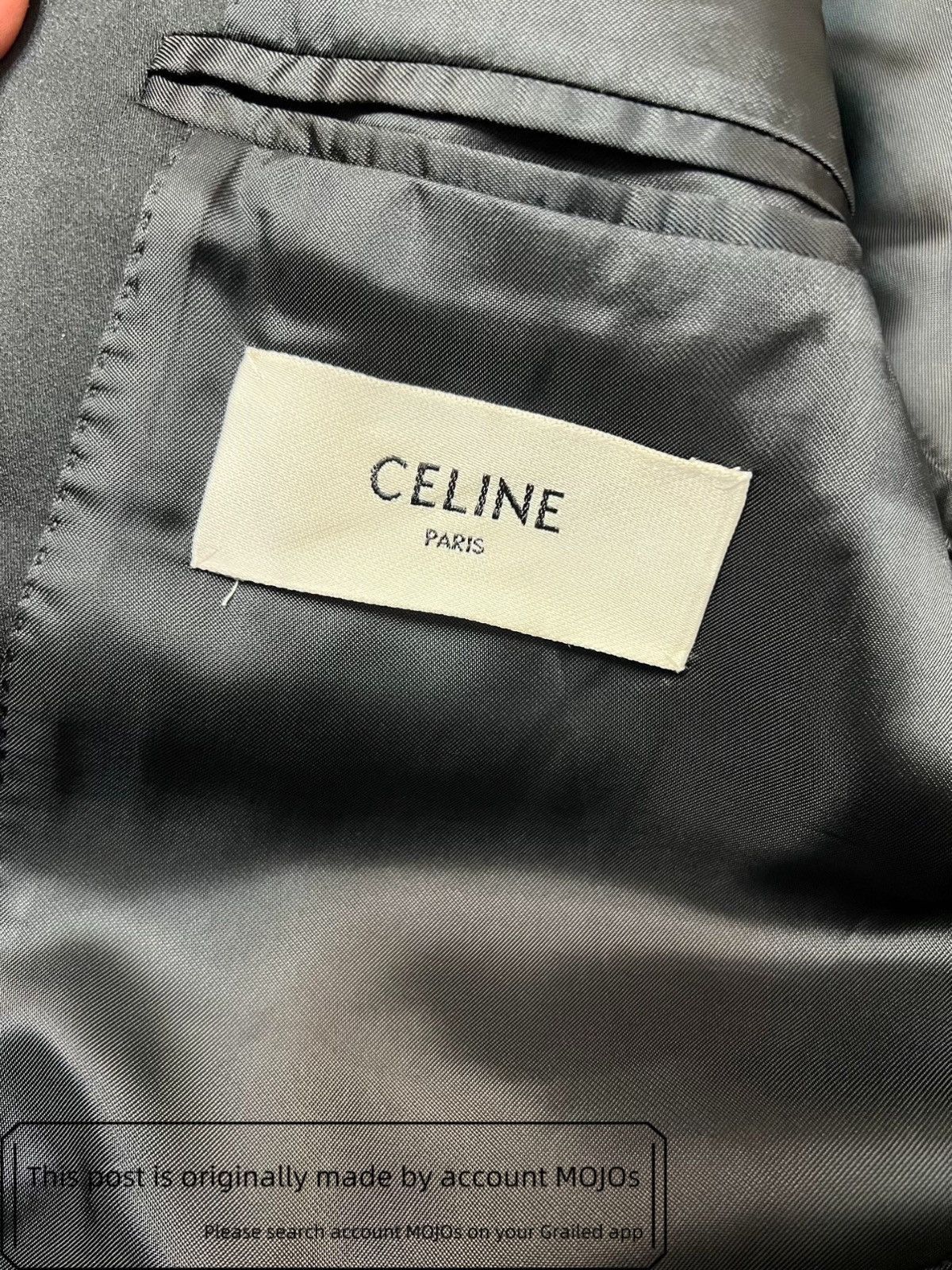 Celine Sz 48 Celine 19AW Alligator Pattern Velvet Blazer mojos14592 Size US M / EU 48-50 / 2 - 5 Thumbnail