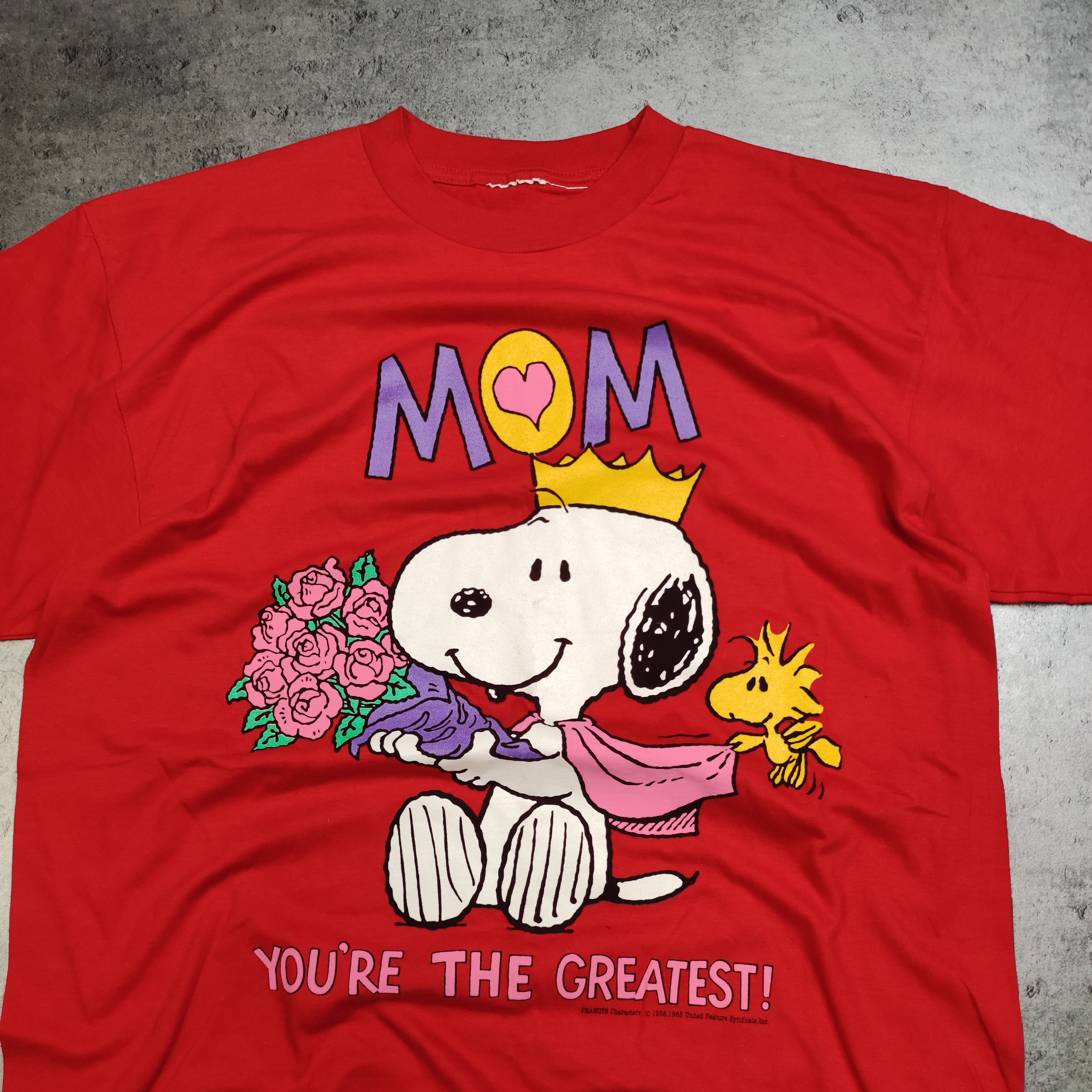 Peanuts × Vintage Vintage RARE 90s OG Peanuts Mom Day Merch Promo Tee Size US XL / EU 56 / 4 - 4 Thumbnail