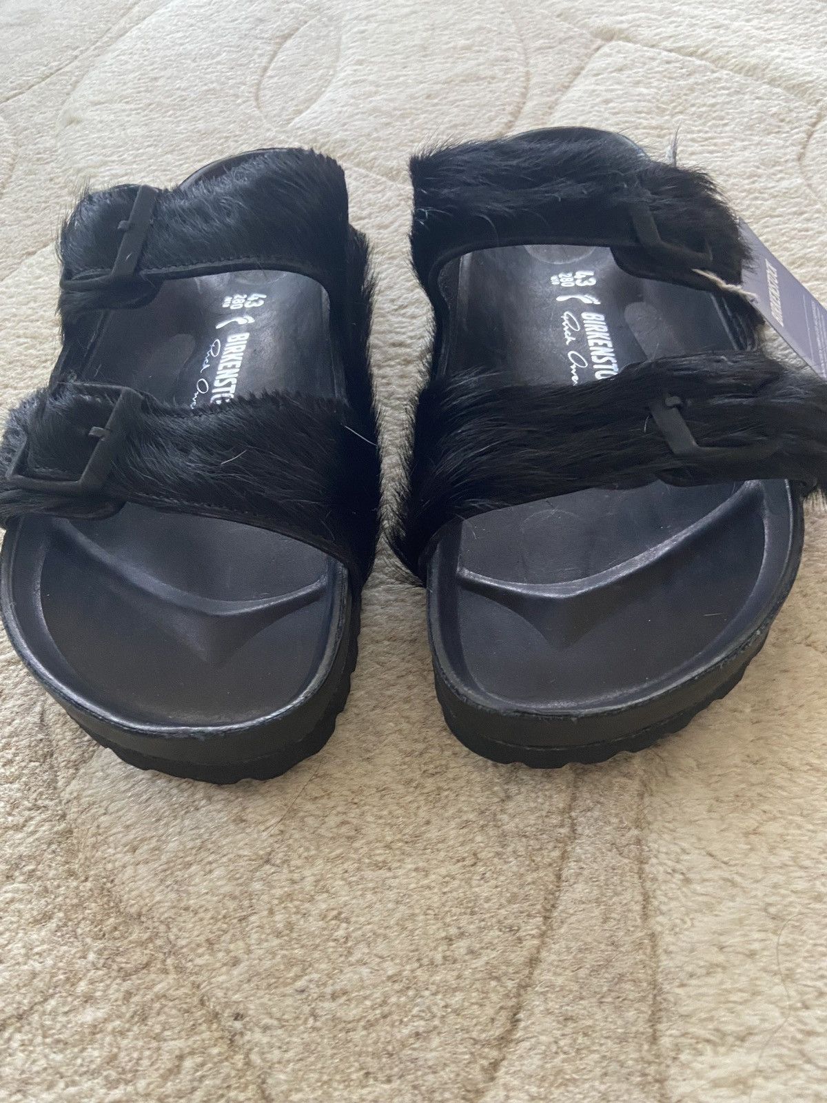 Birkenstock × Rick Owens Rick Owens Birkenstock fur pony collab sandal Size US 10 / EU 43 - 5 Thumbnail