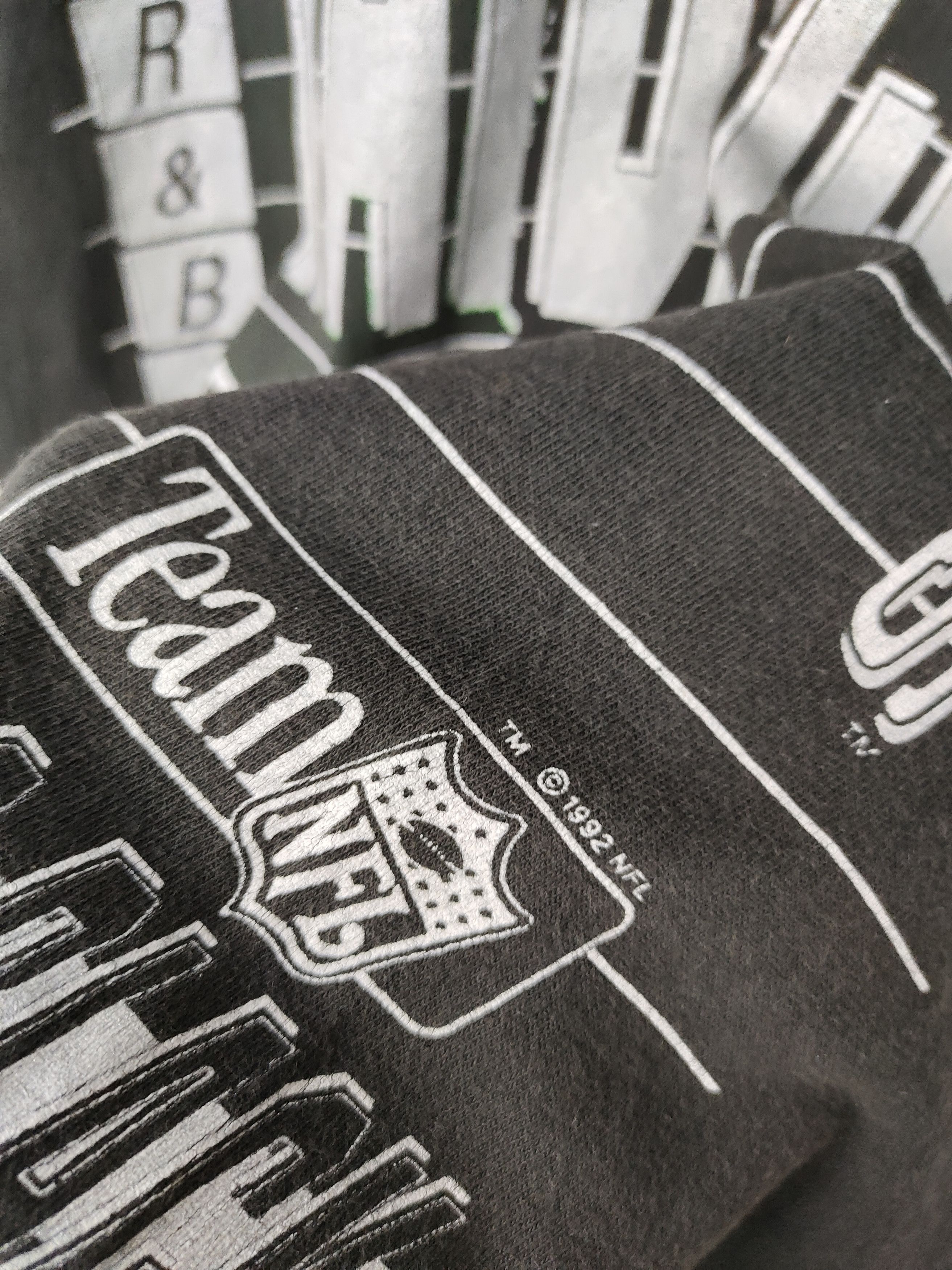 NFL × Salem Sportswear × Vintage Vintage 90s NFL Oakland Raiders Salem Sportwear Shirt Size US M / EU 48-50 / 2 - 4 Thumbnail