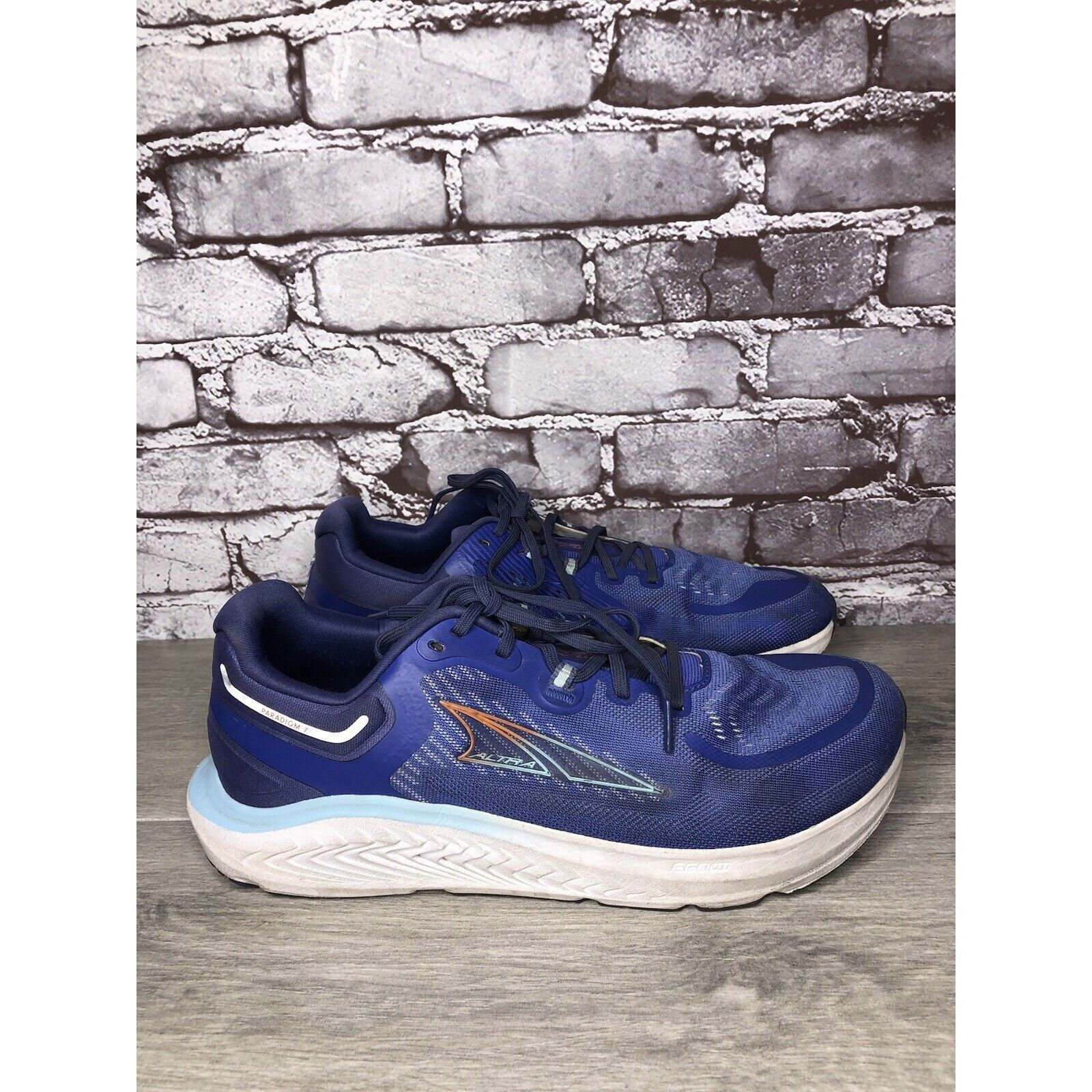 Altra Altra Paradigm 7 Blue Athletic Lace Running Shoes Men Sz 10M Size US 10 / EU 43 - 3 Thumbnail