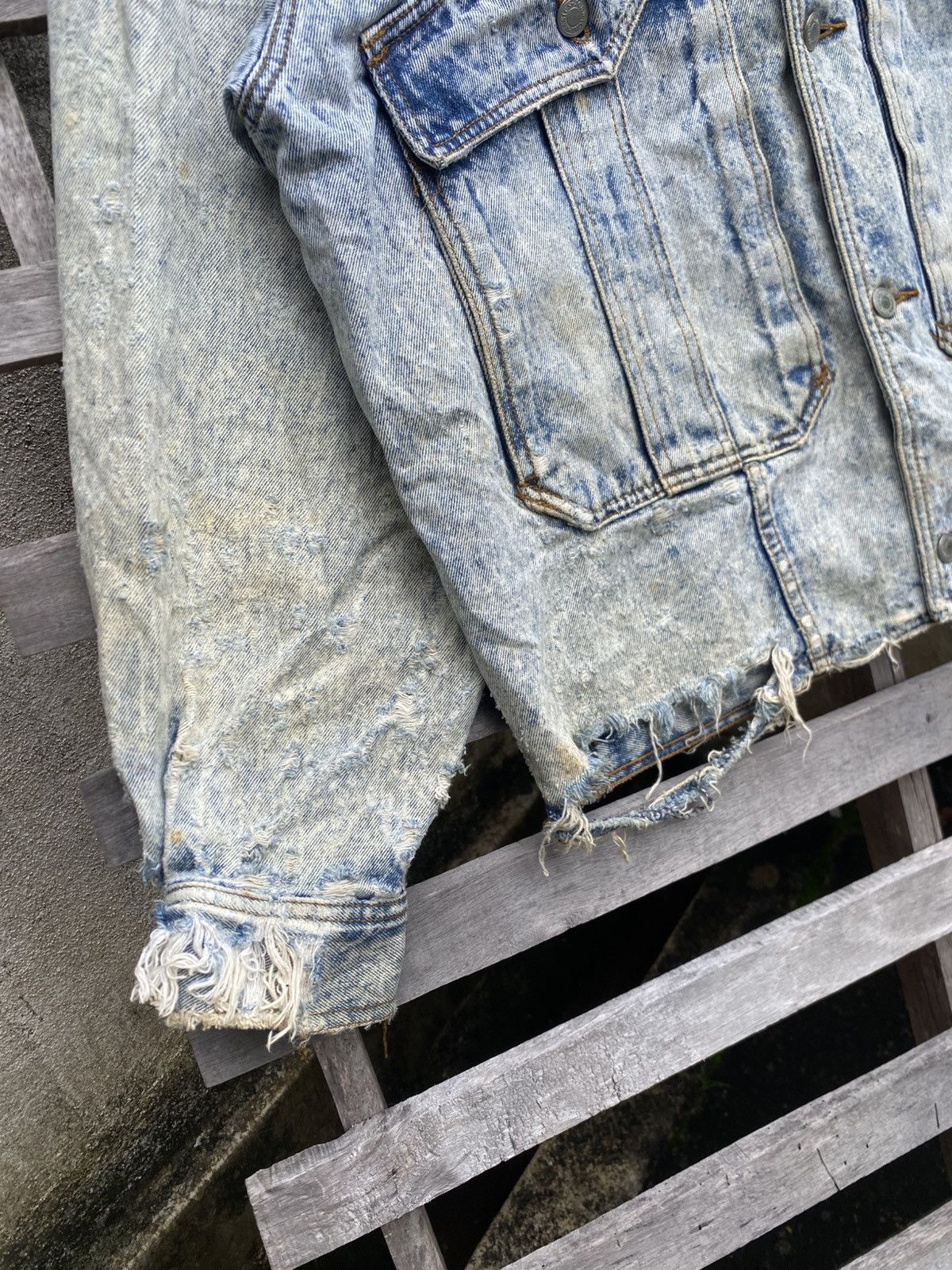 Jordache Vintage Distressed Jordache Denim Jacket Size US L / EU 52-54 / 3 - 5 Thumbnail