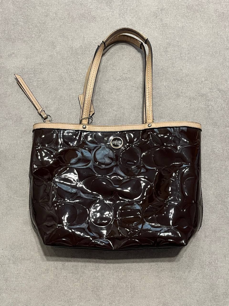 Coach Rare Coach Monogram Brown Women`s Large Bag Size ONE SIZE - 1 Thumbnail