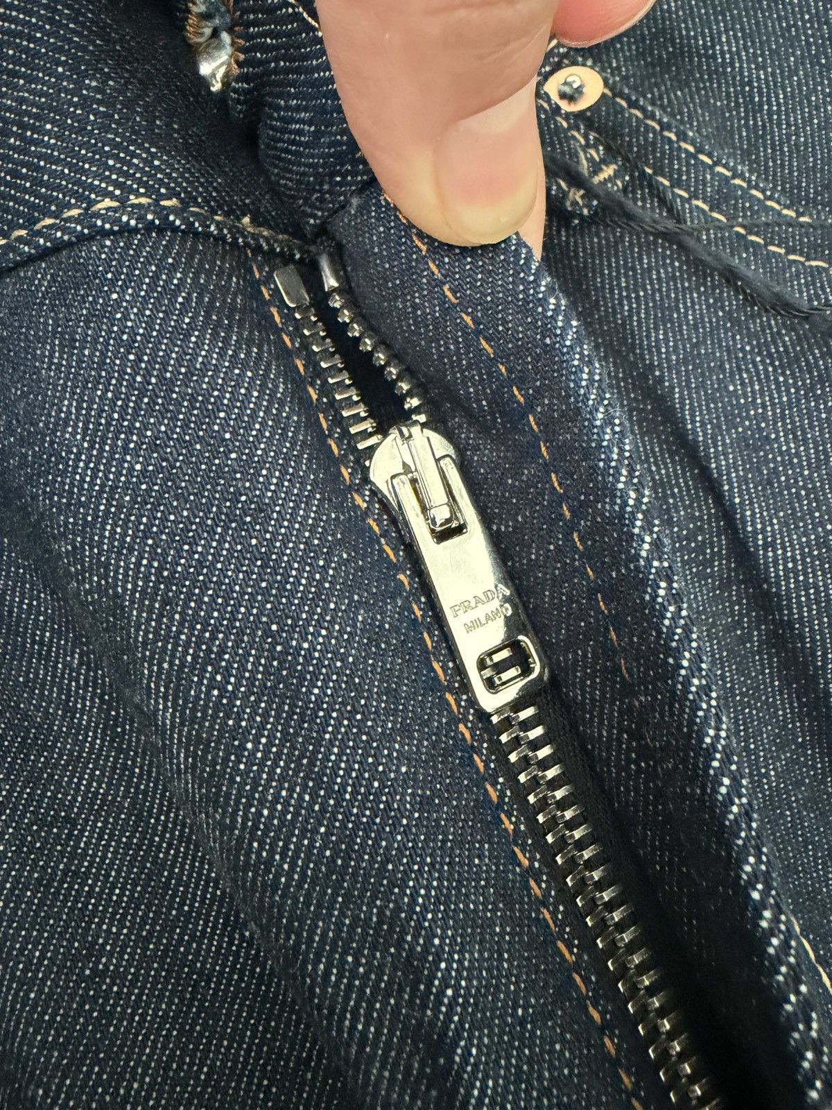 Prada wide leg selvage denim Size US 32 / EU 48 - 11 Thumbnail