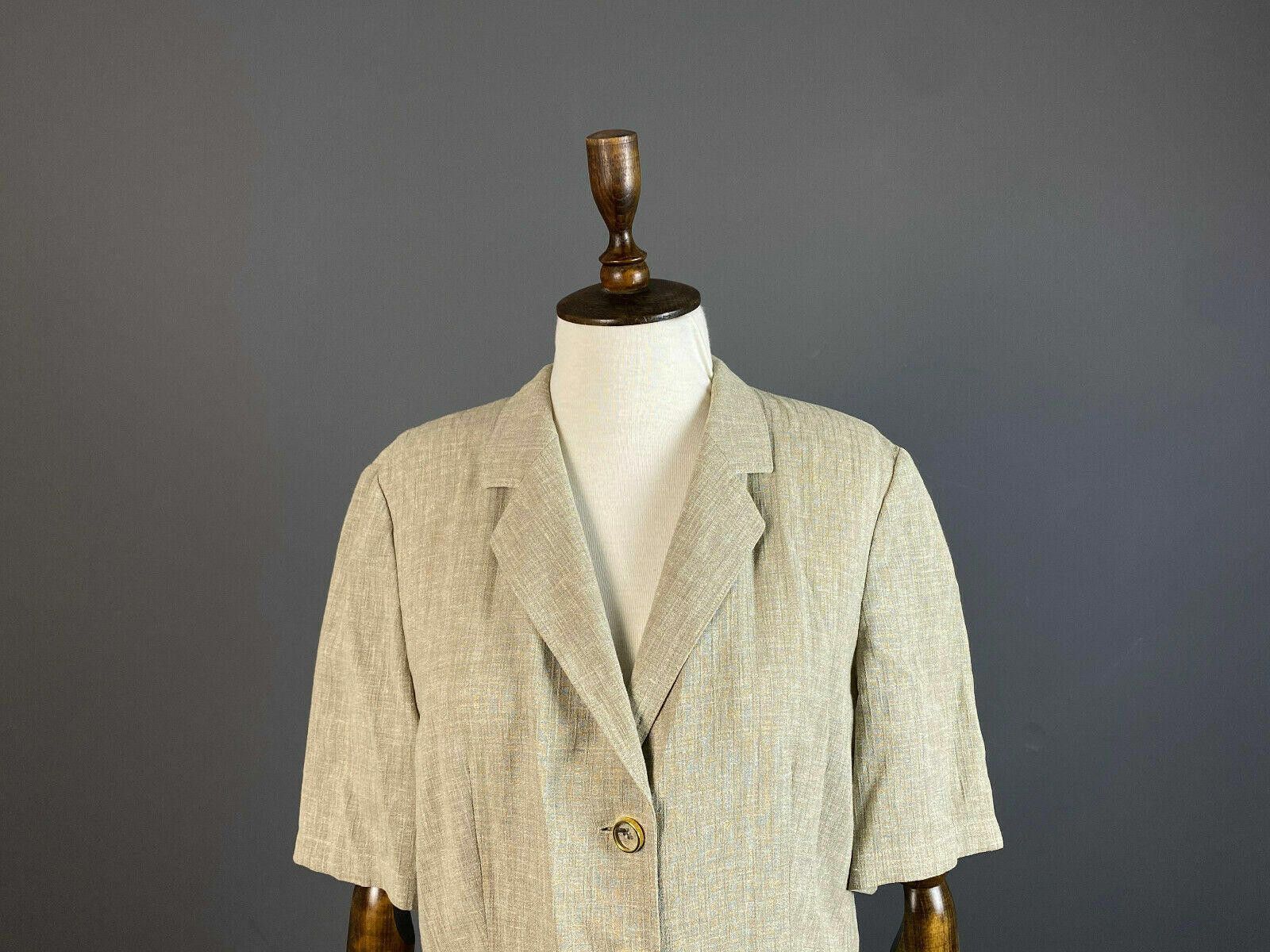 Escada Escada Beige Polyester Light Blazer Jacket Size 40 Size M / US 6-8 / IT 42-44 - 2 Thumbnail