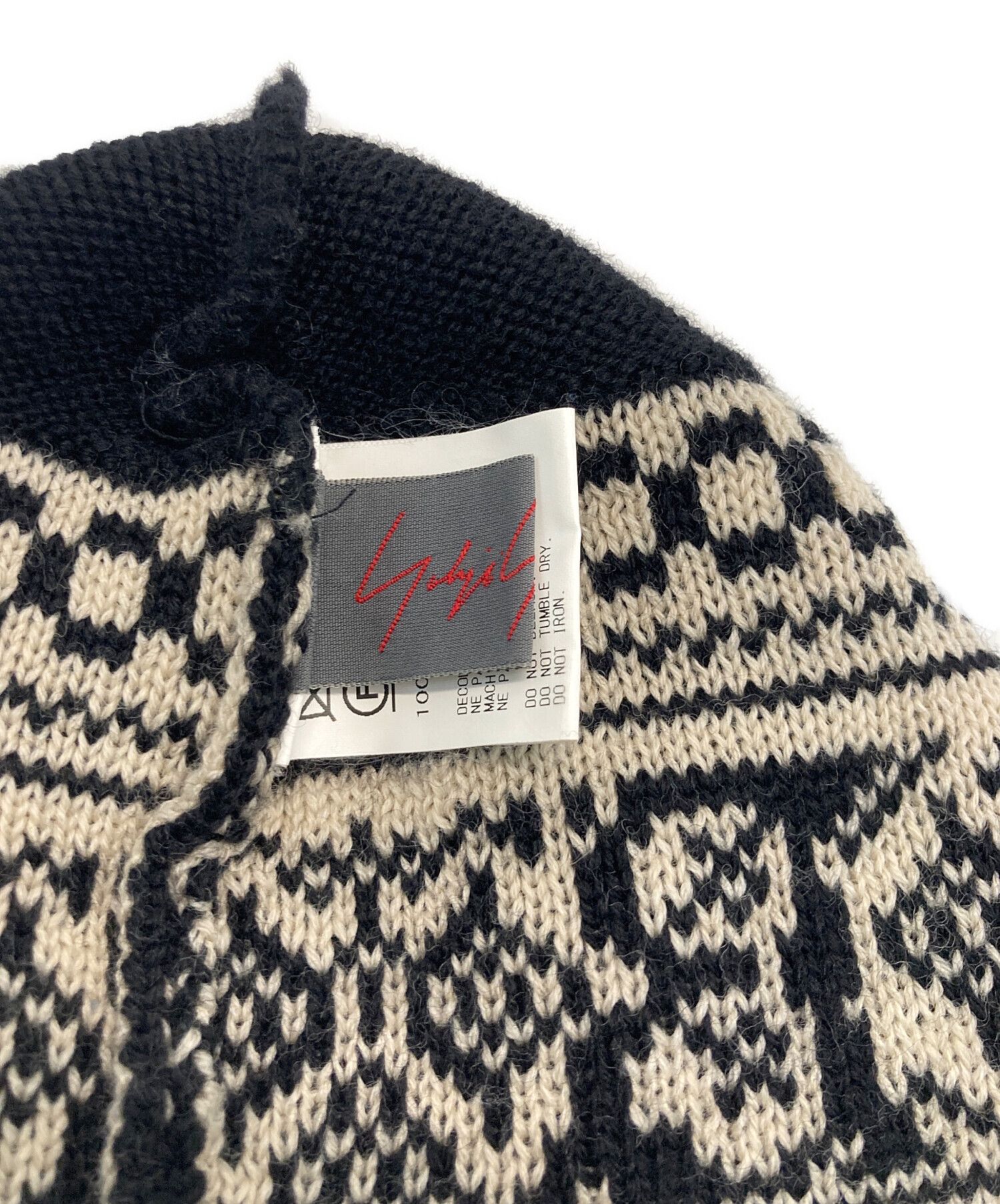 Yohji Yamamoto yohji yamamoto+noir Wool knit cap Size ONE SIZE - 2 Thumbnail
