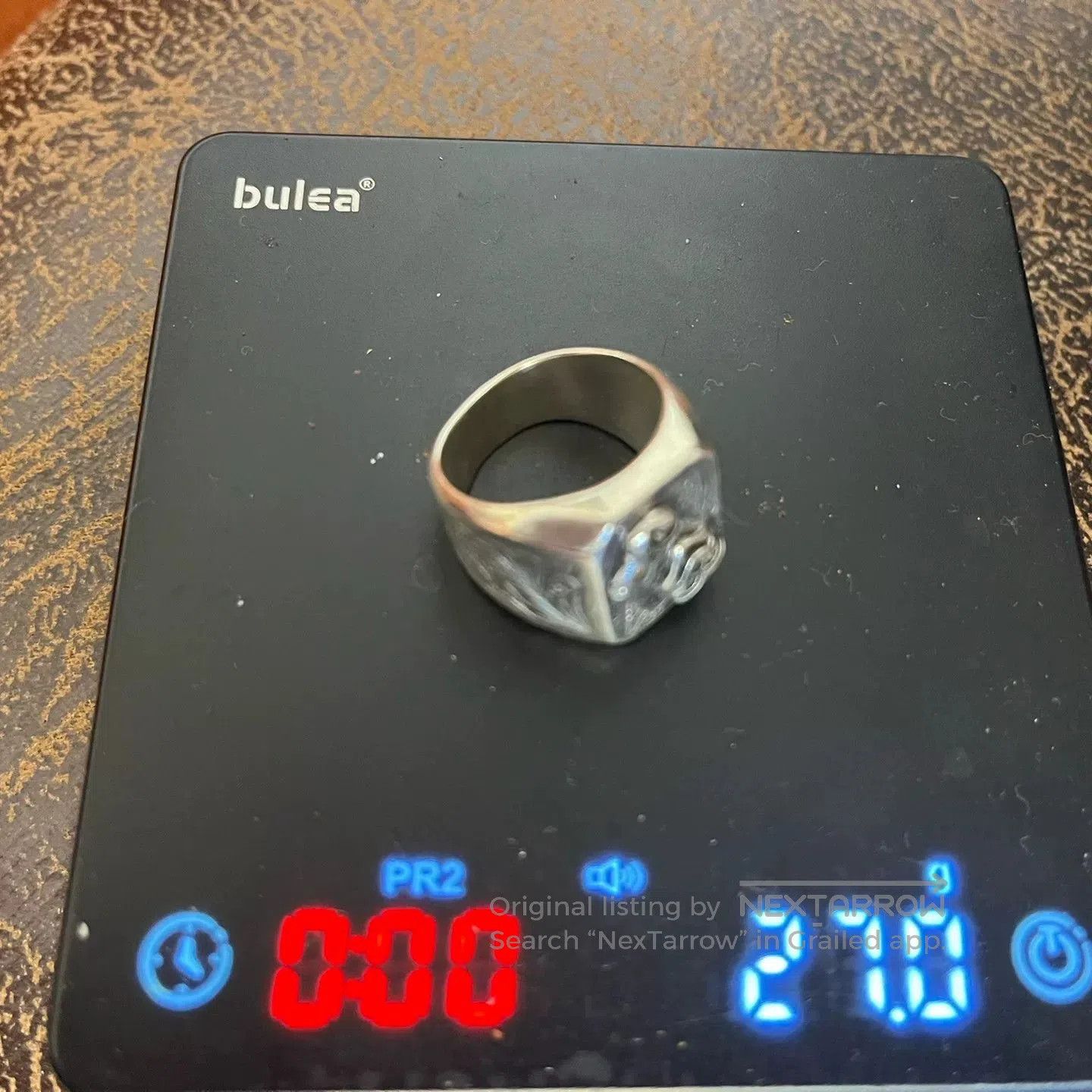 Japanese Brand Galcia Two Face Comedy Tragedy Ring. Size ONE SIZE - 6 Thumbnail