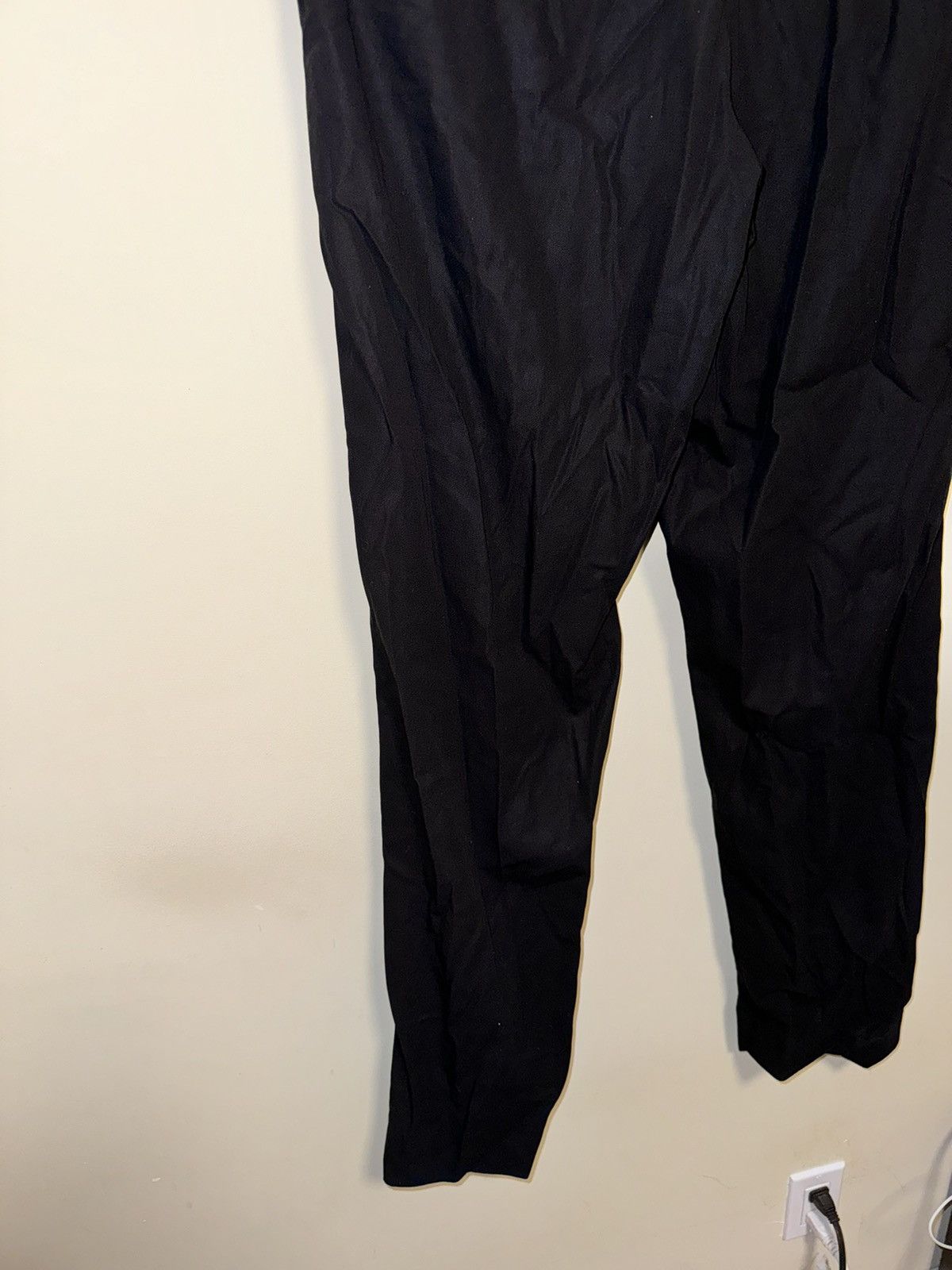Maison Margiela MAISON MARGIELA Black Cotton Pleated Trousers Size US 34 / EU 50 - 14 Thumbnail