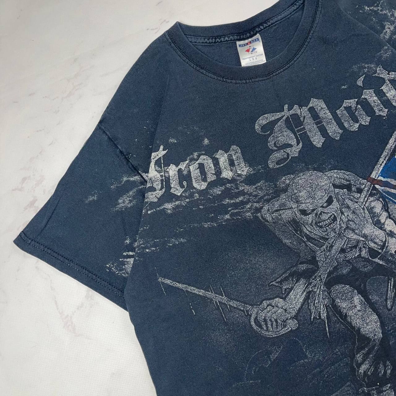 Vintage Vintage X Band tees Iron Maiden 2007 Rock Tour Rap Merch L Size US L / EU 52-54 / 3 - 3 Thumbnail