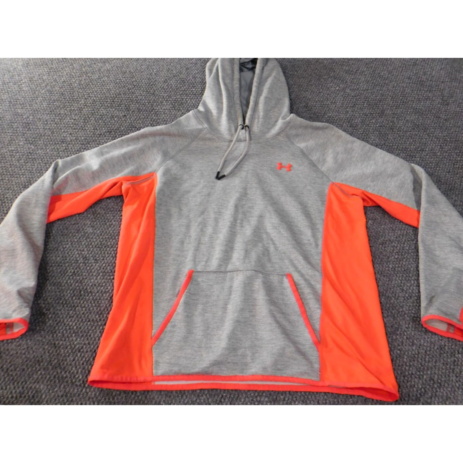 Under Armour Under Armour Hoodie Womens L Gray Pullover Logo Coldgear Stretch Activewear Regular Size L / US 10 / IT 46 - 4 Thumbnail