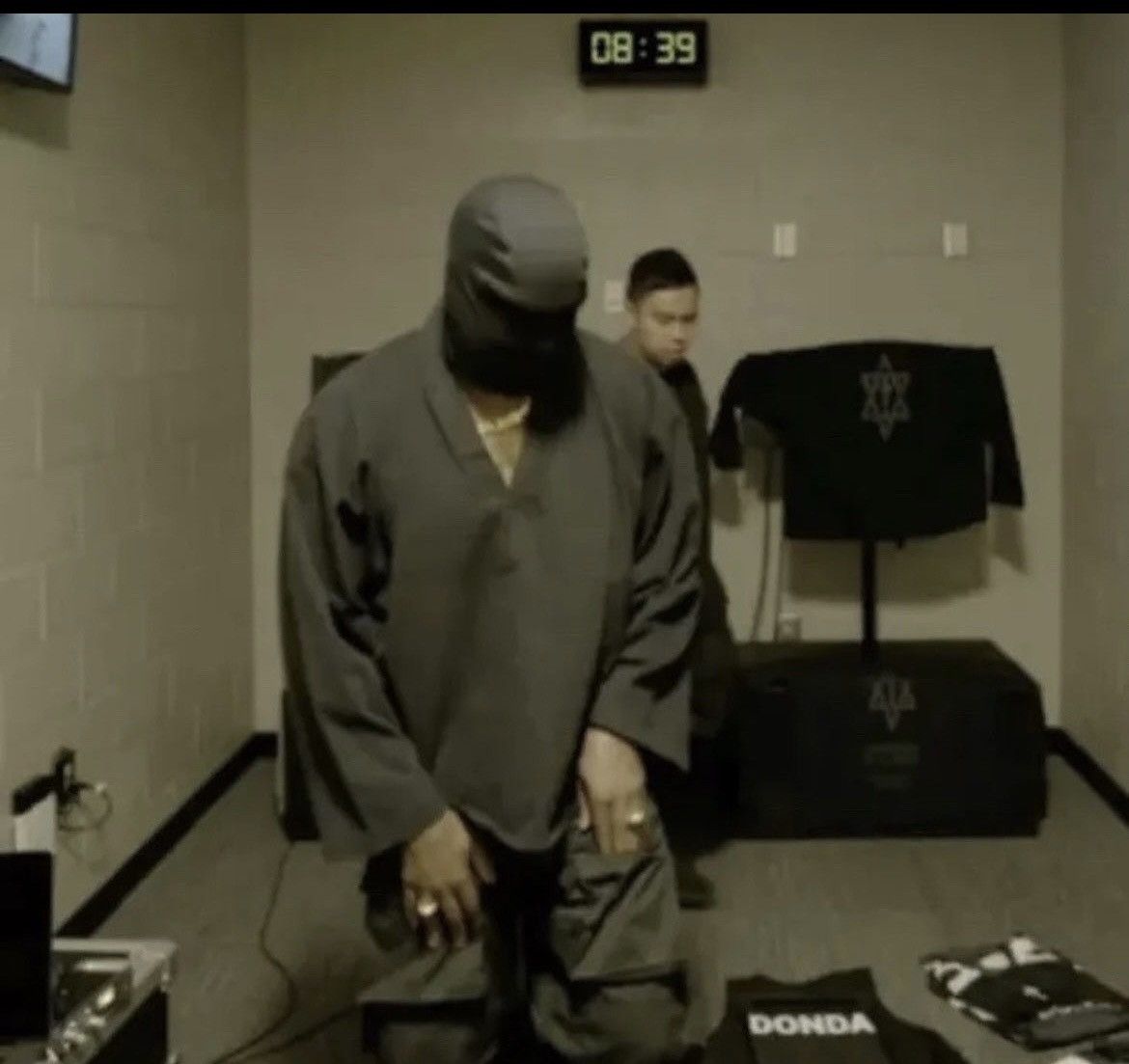 DONDA Kimono Pastor Shirt Blank Sample Yeezy Kanye West