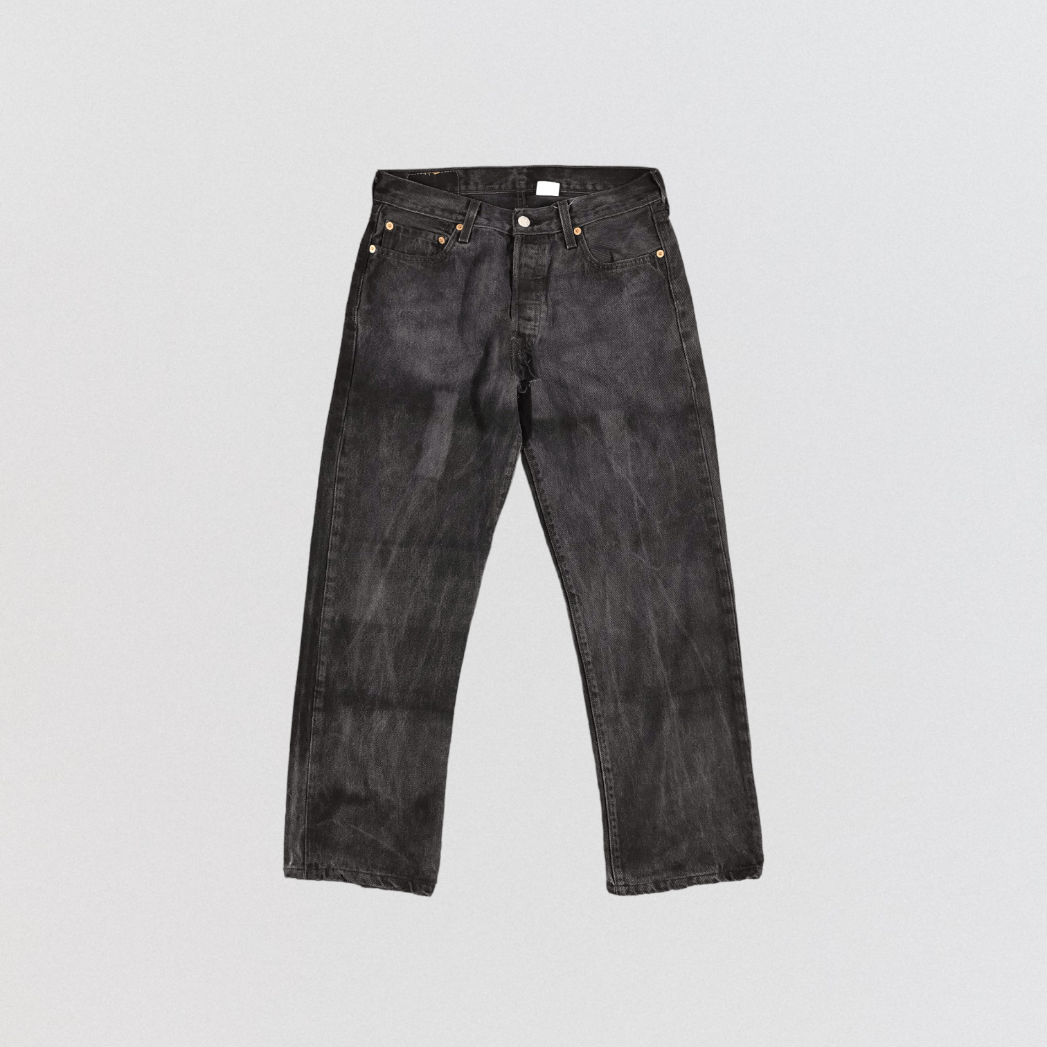 image of 90's Vintage Earth Tone Levis 501 Jeans-Jm1520 in Black, Men's (Size 30)
