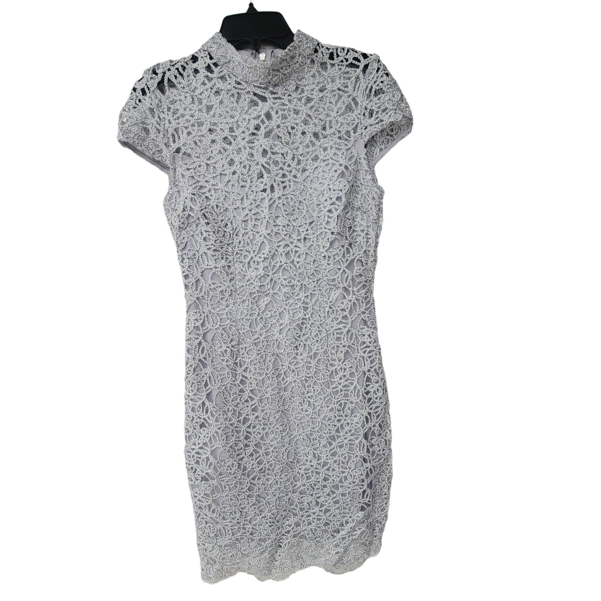 premier amour silver dress Other ✨Sz 8 Women's Dress Premier Amour Formal silver Gray Party C