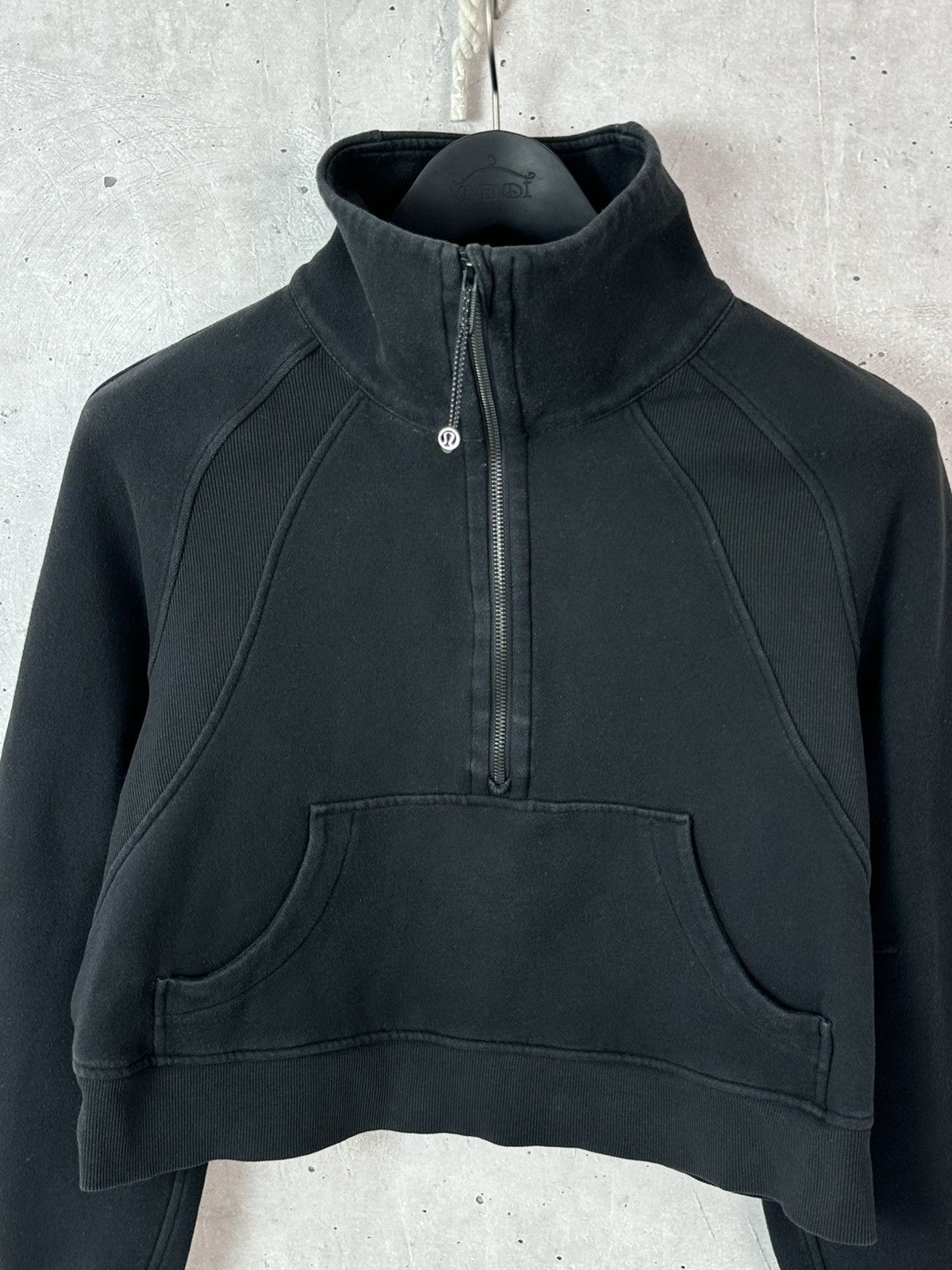 Lululemon Lululemon Quarter Zip Black Long Sleeve Women’s Jumper Size M / US 6-8 / IT 42-44 - 6 Thumbnail
