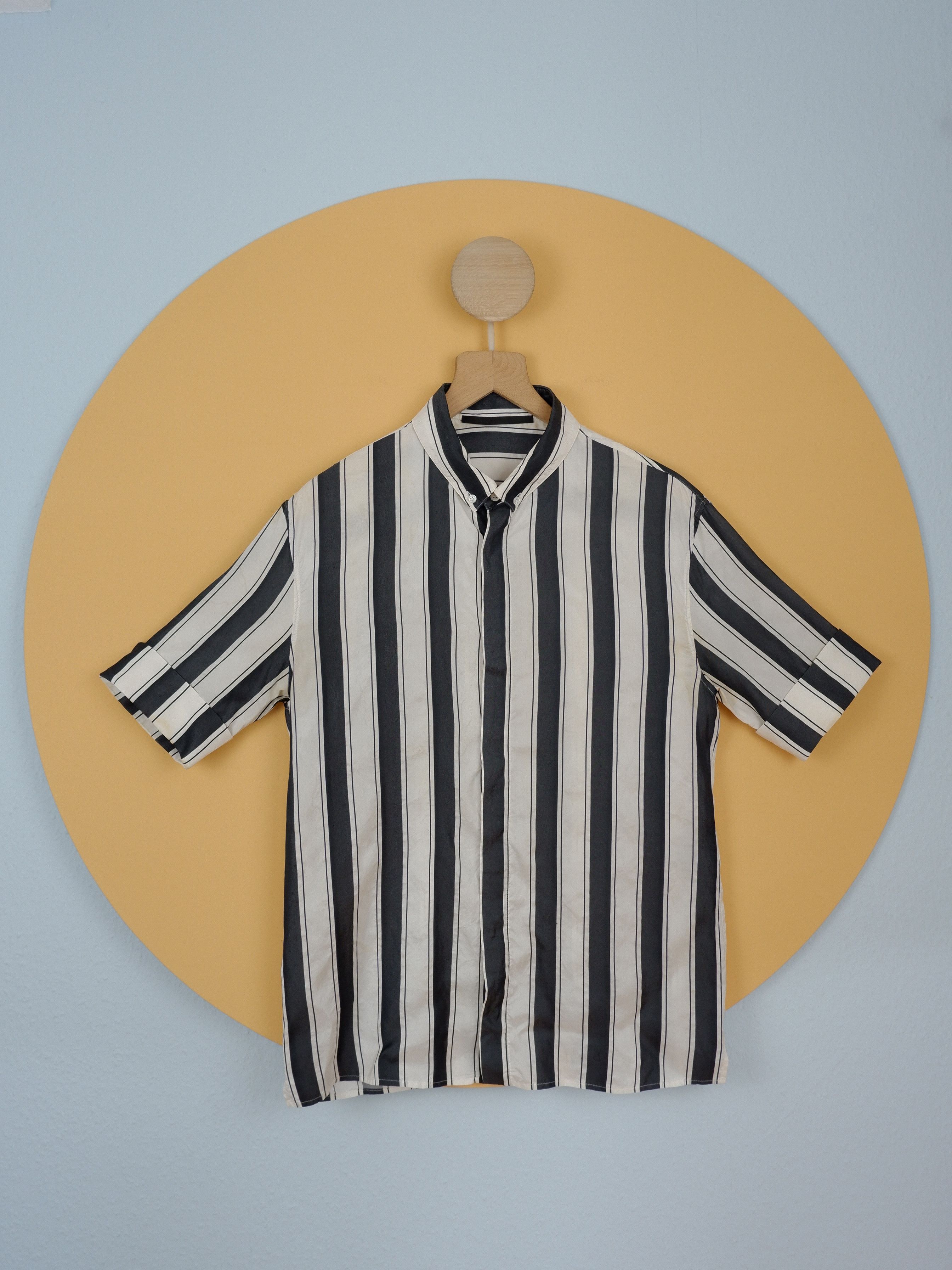 Last drop! Haider Ackermann silk striped shirt SS17