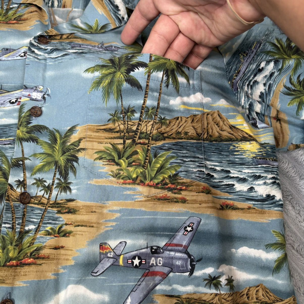 Other RJC Hawaiian Shirt Men's WWII Military Fighter Bomber USA Size US XL / EU 56 / 4 - 6 Thumbnail