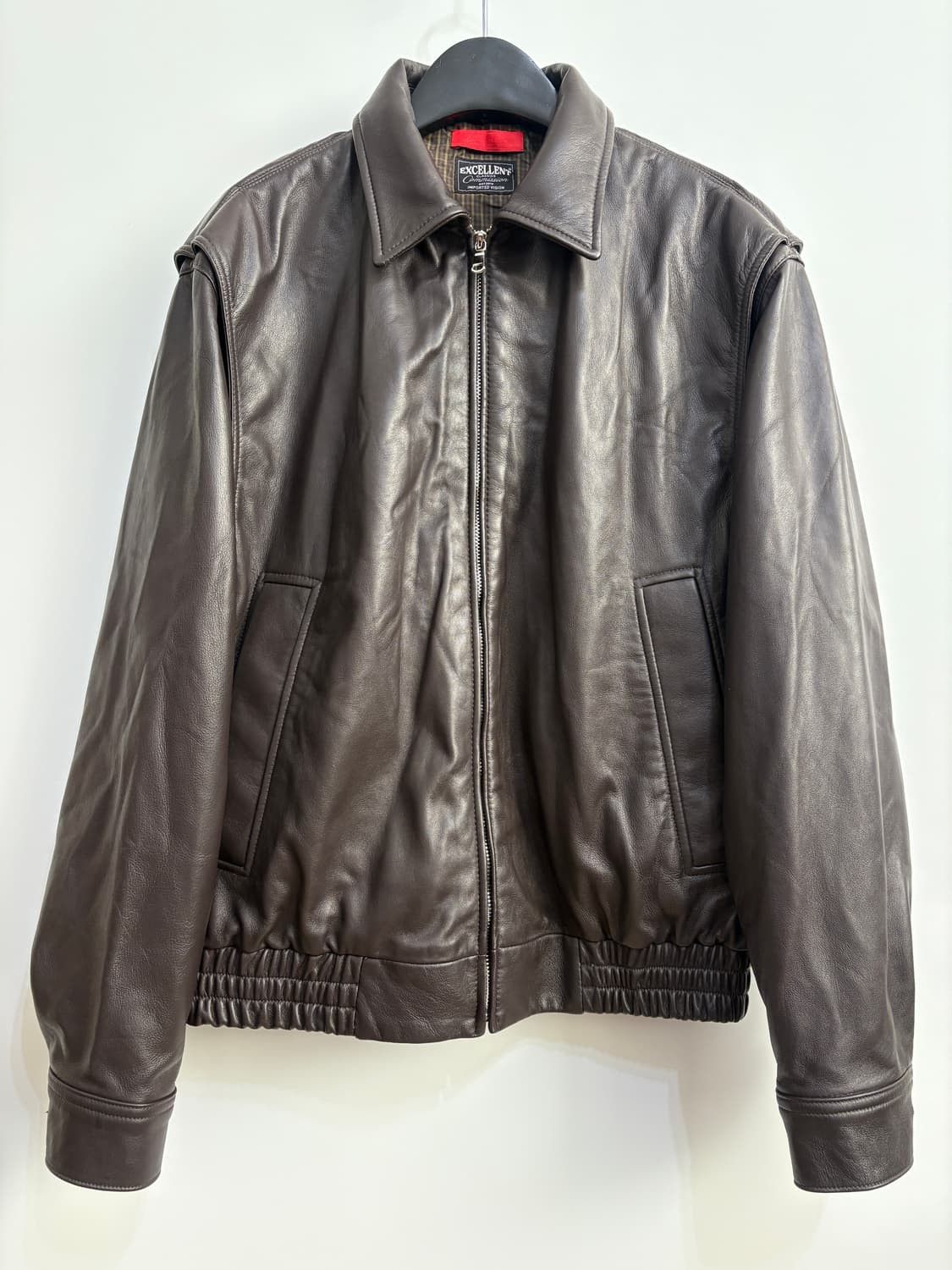 Commission Garrison Leather Jacket Brown Size US M / EU 48-50 / 2 - 1 Thumbnail