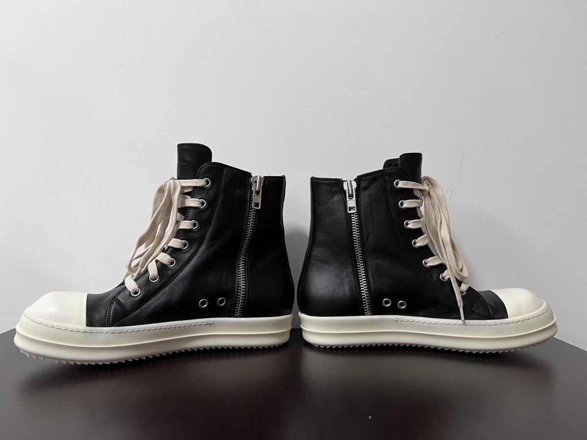 Rick Owens Rick owens mainline leather ramones high top sneakers sz39 Size US 6 / EU 39 - 8 Thumbnail