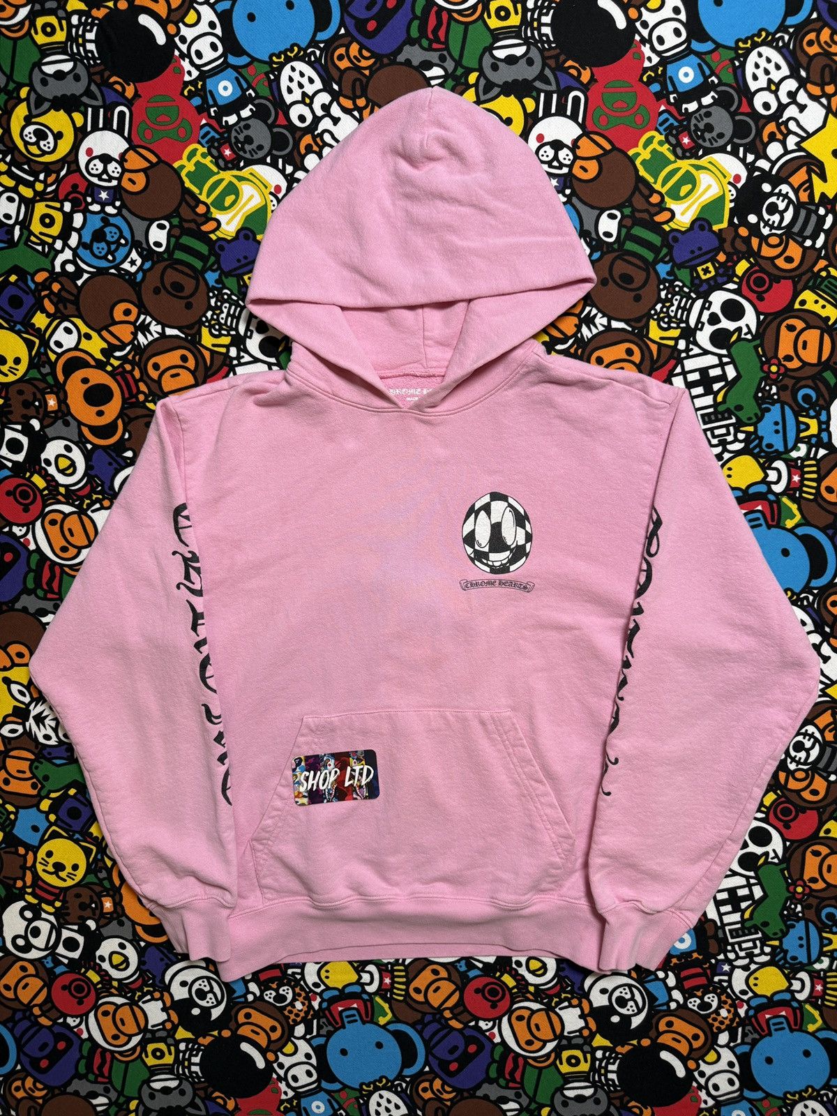 Chrome Hearts Chrome Hearts Pink Vanity Fair Pullover Hoodie Size US M / EU 48-50 / 2 - 2 Thumbnail