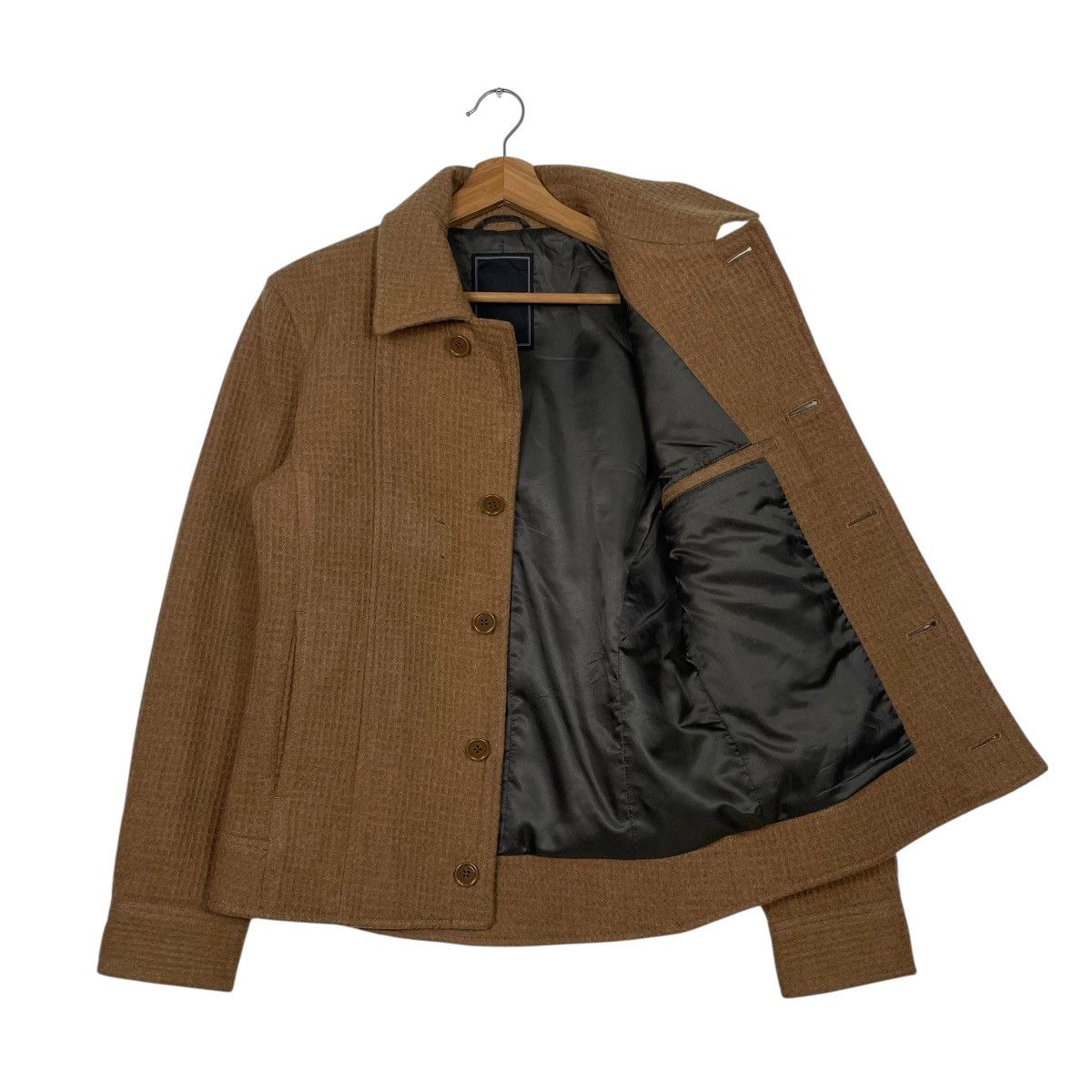 Tete Homme Tete Homme Brown Wool Jacket Size US S / EU 44-46 / 1 - 10 Thumbnail