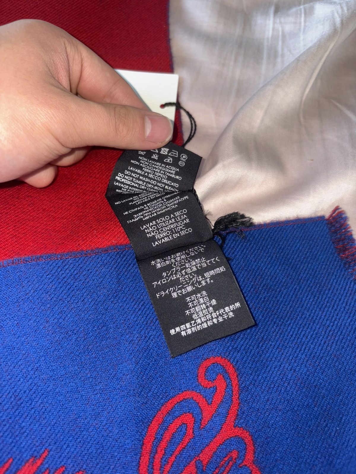 Gucci Gucci L'Aveugle Wool Tiger Scarf Size ONE SIZE - 8 Thumbnail