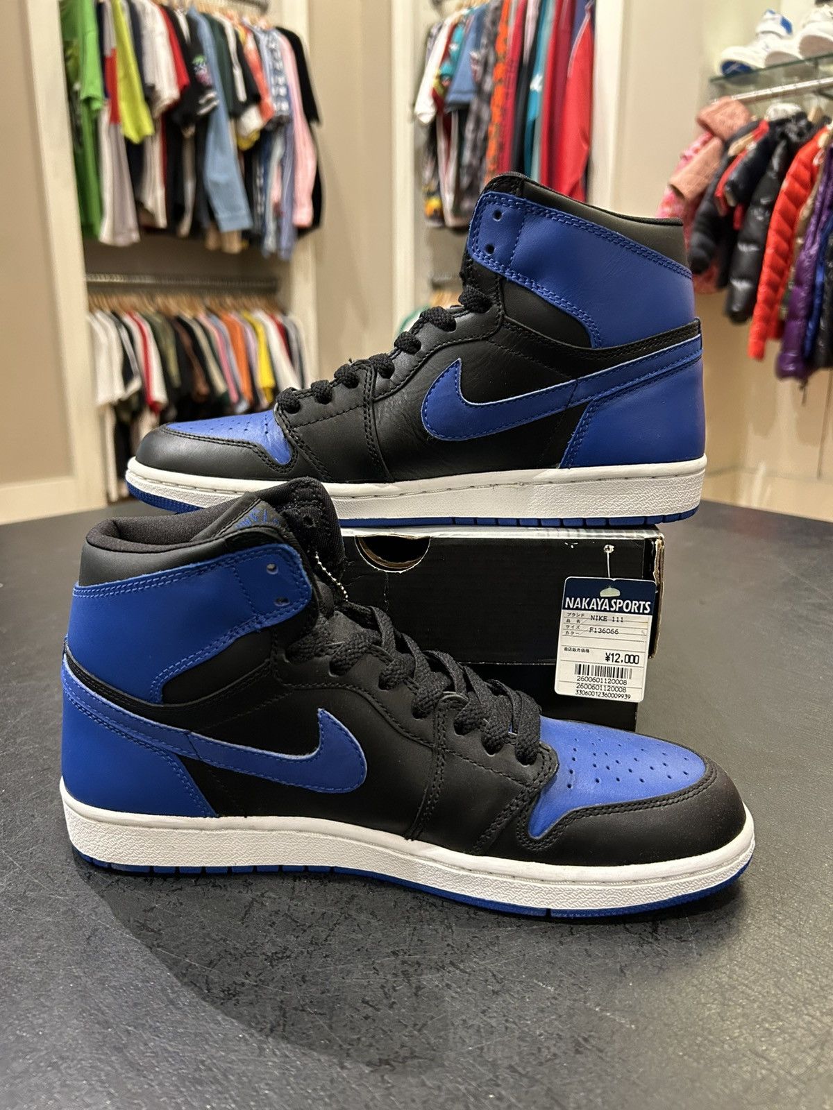 Jordan Brand Jordan 1 Retro ‘Black Royal Blue’ 2001 Size US 8.5 / EU 41-42 - 2 Thumbnail