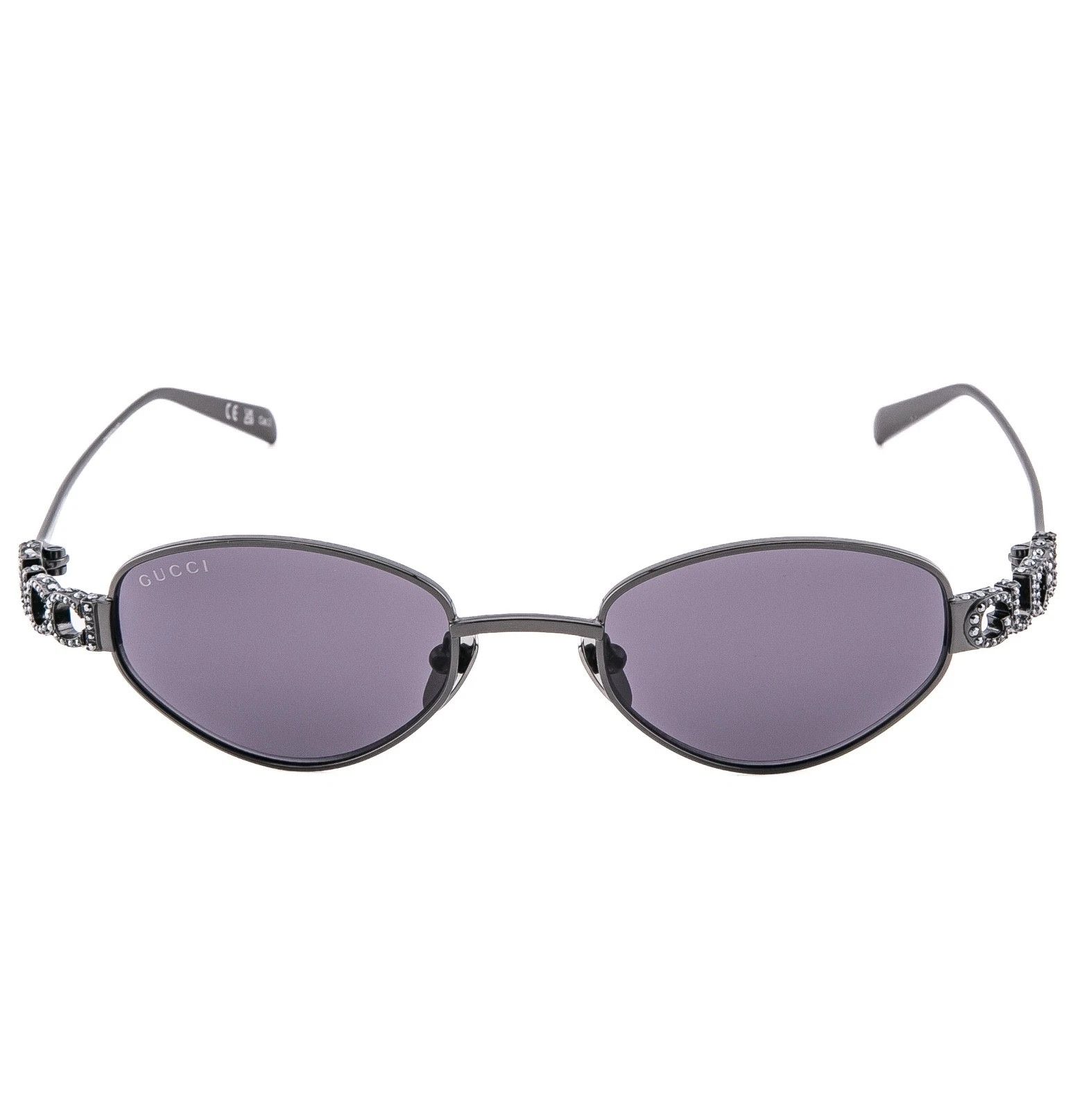 Gucci GUCCI 1935 Gg1935S Ruthenium Violet Crystal Logo Unisex 002 Size ONE SIZE - 5 Thumbnail