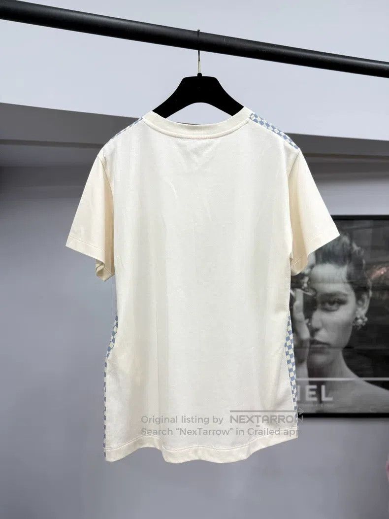 Louis Vuitton Louis Vuitton White Checker Short Sleeve T-Shirt Size US XS / EU 42 / 0 - 2 Thumbnail