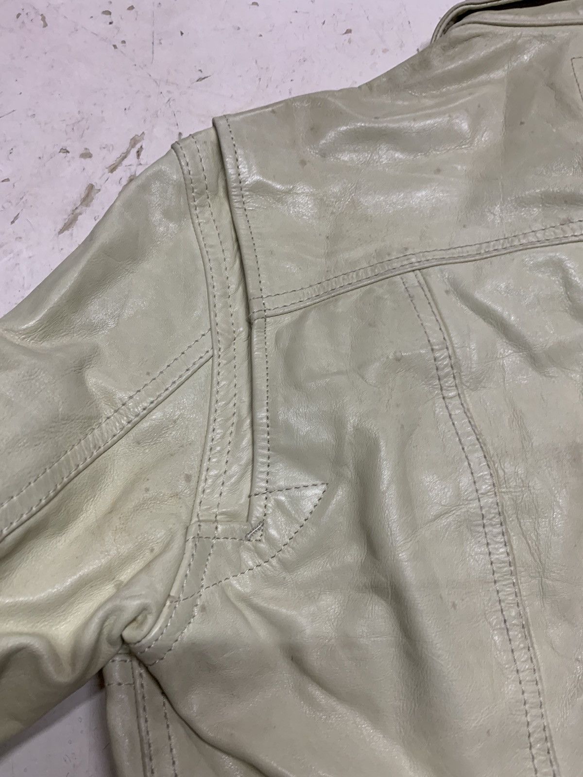 Vintage WRANGLER VINTAGE LEATHER JACKET Size US M / EU 48-50 / 2 - 24 Thumbnail