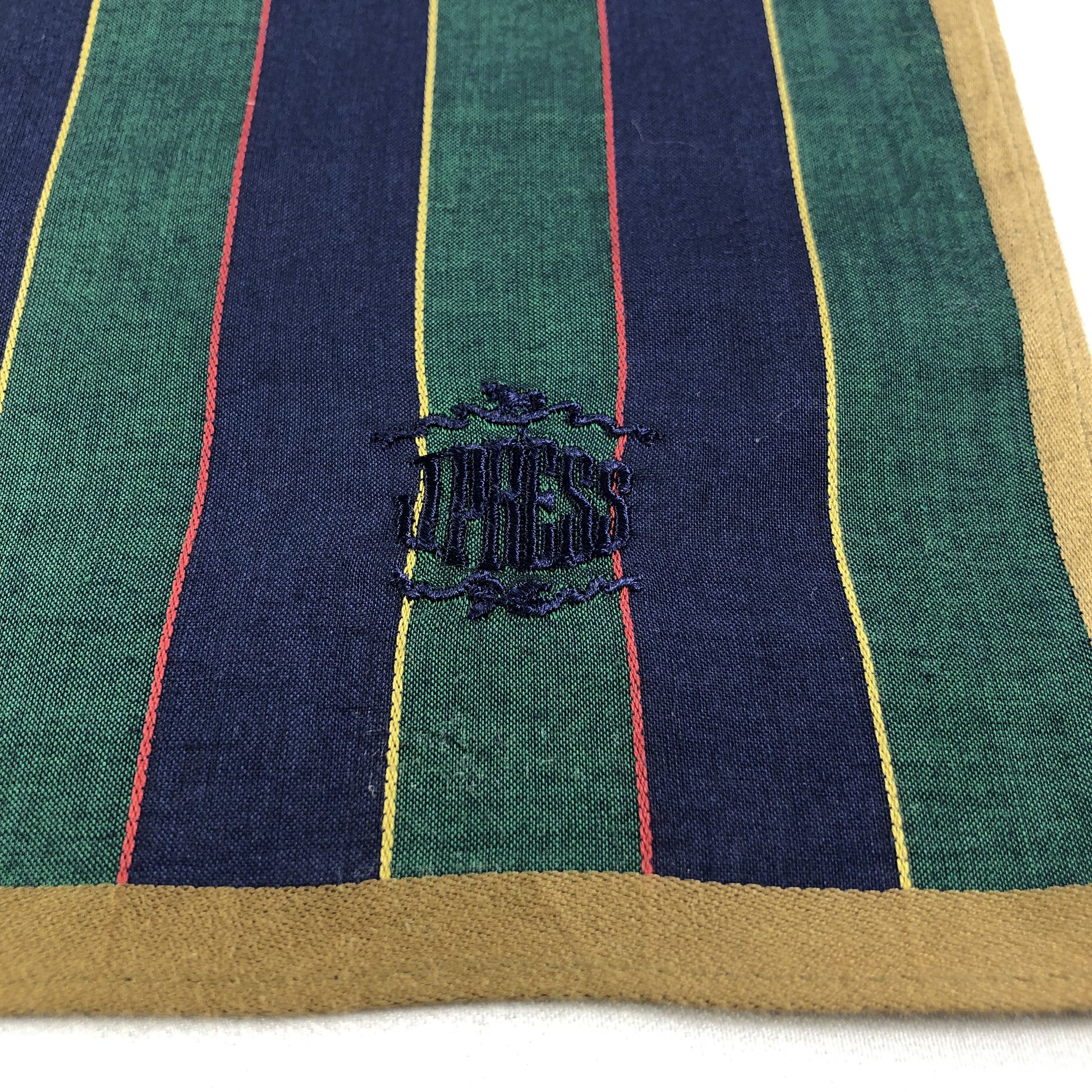 J. Press J. Press Stripes Handkerchief Neckerchief Bandana H1588 Size ONE SIZE - 4 Thumbnail